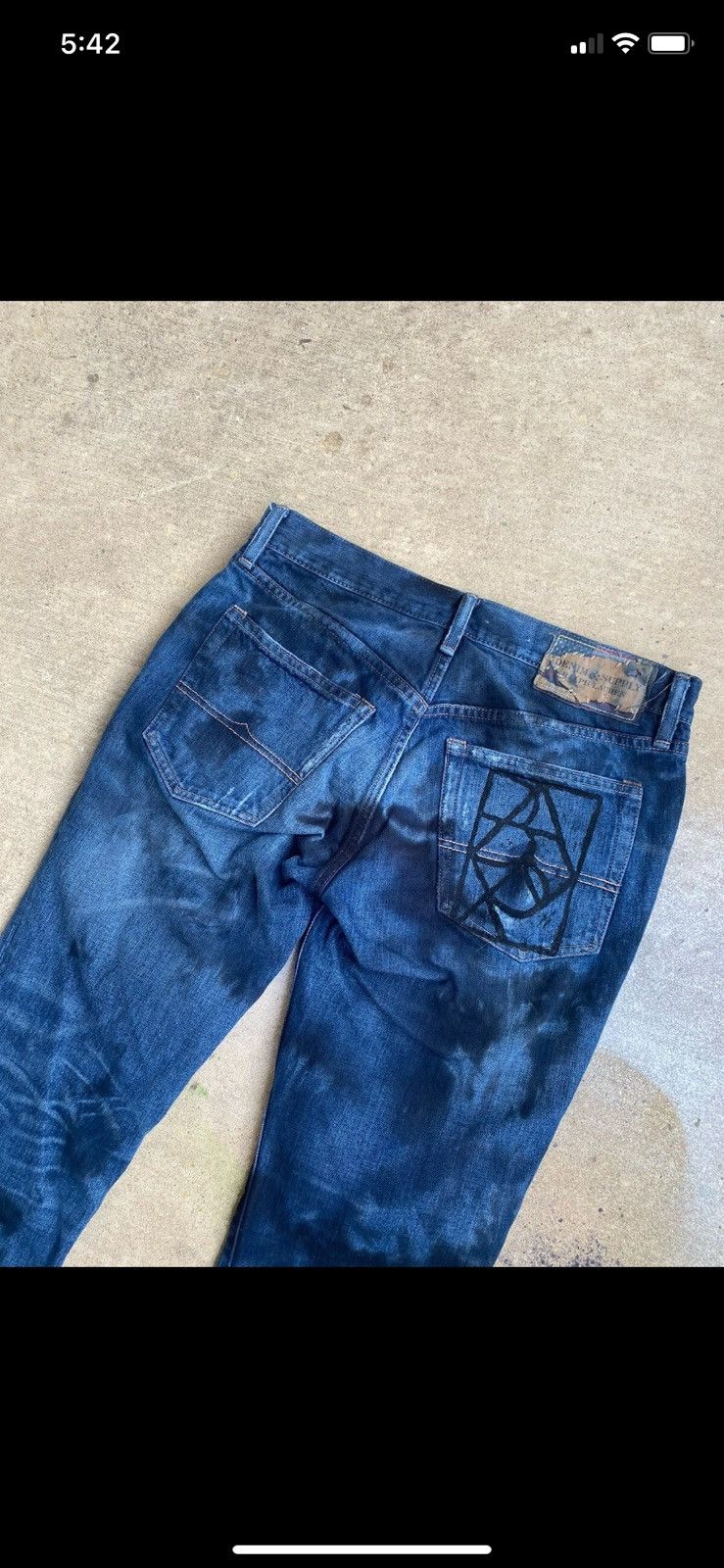 Denim & Supply Ralph Lauren Hand dyed RL Jeans Denim and Supply co 31x32 Size US 31 - 2 Thumbnail