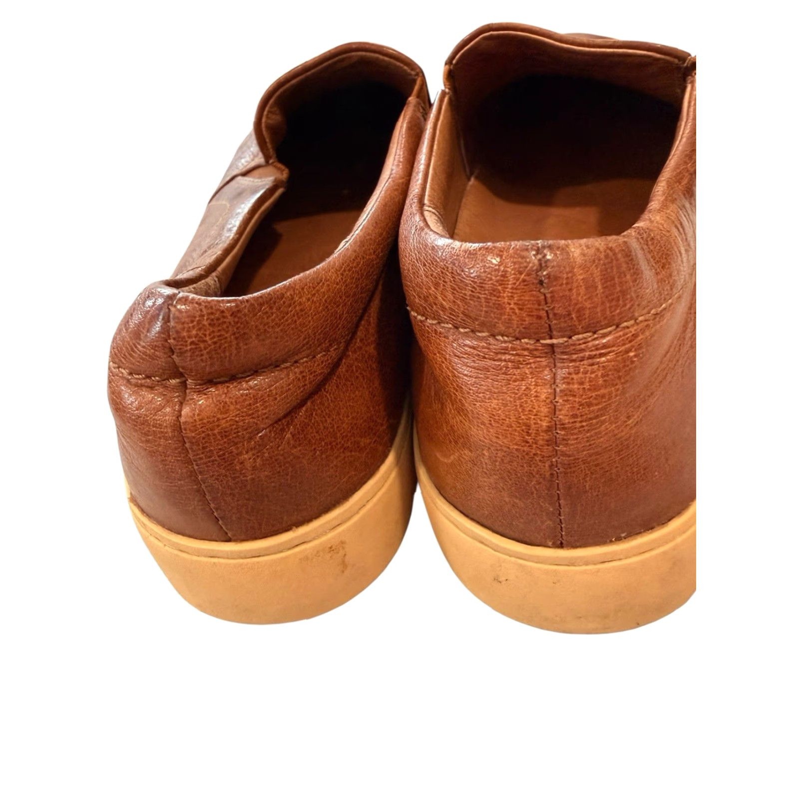 Frye Frye Lena Cognac Leather Slip On Sneakers Women’s Size 6.5 M (Slip-On, Flat) Size US 7 / IT 37 - 7 Thumbnail