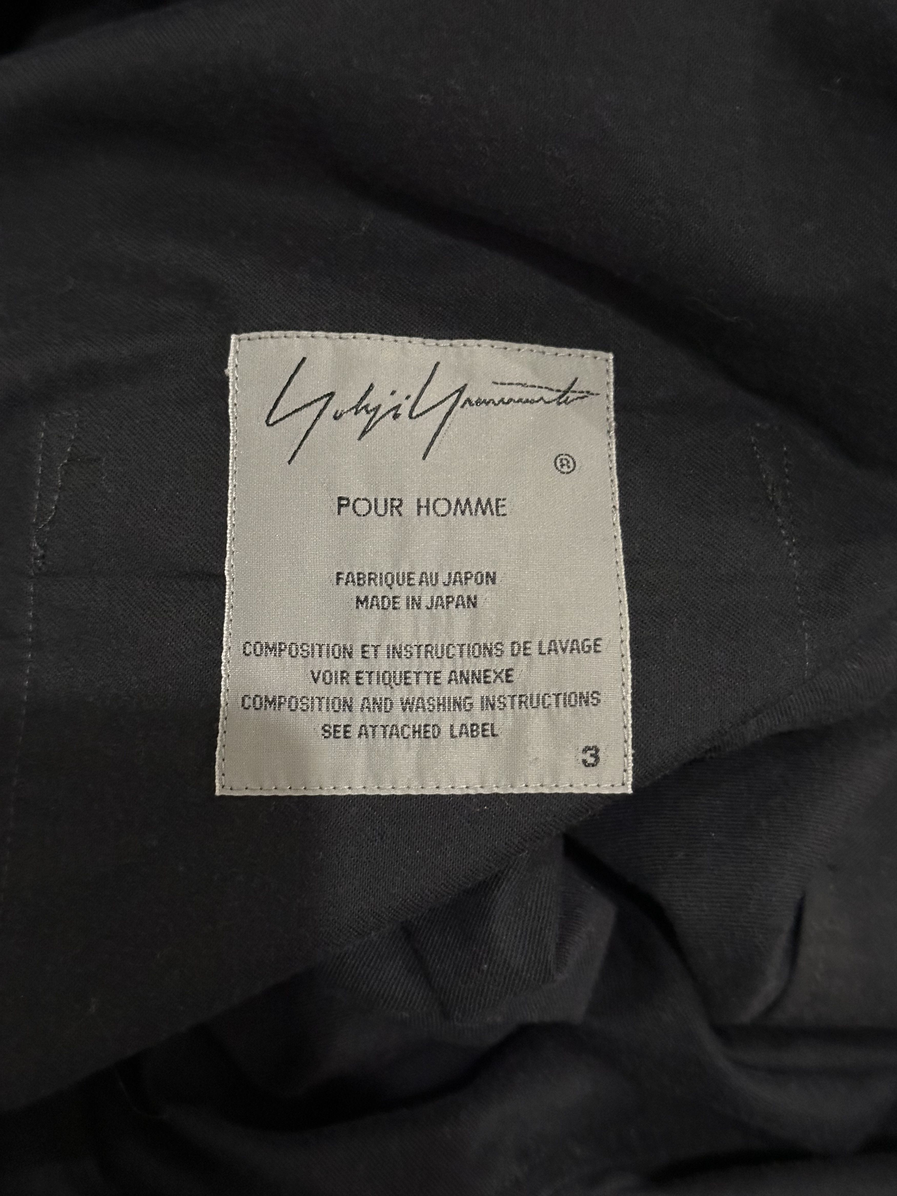 Yohji Yamamoto Yohji Yamamoto Pour Homme Steff Logo button up Shirts Size US L / EU 52-54 / 3 - 4 Thumbnail