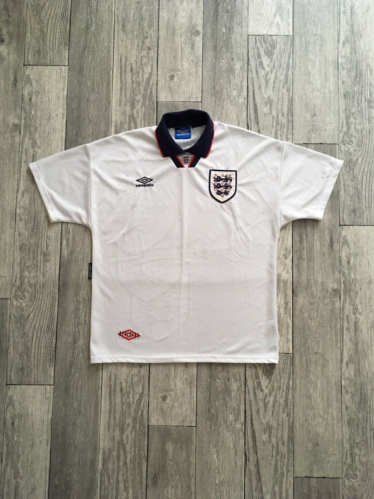 （ブランドロゴ）の人気ランキング soccer england umbro 94' Vintage football XL / L Jersey ウェア