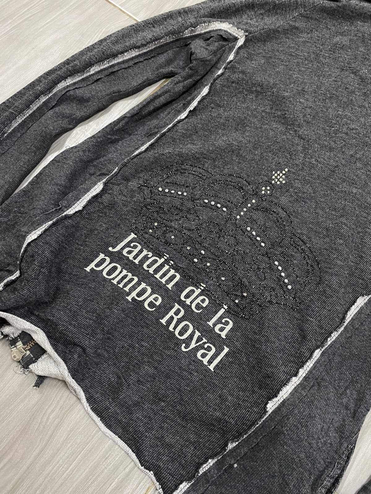 If Six Was Nine Deconstructed Raw Edge Hoodie – Asymmetrical Zip Size US M / EU 48-50 / 2 - 8 Thumbnail