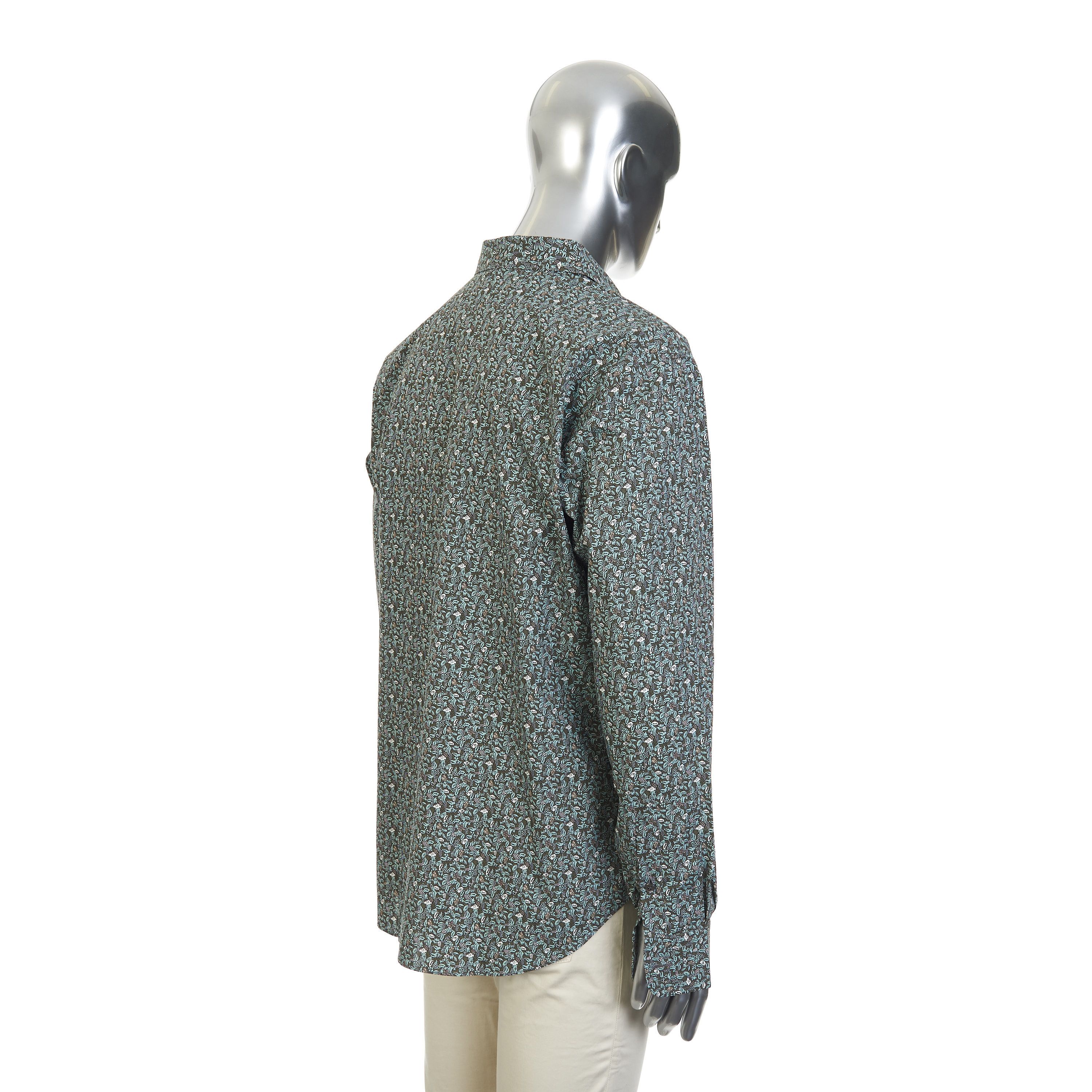 Brioni Multicolour Print Long Sleeve Shirt Size US XL / EU 56 / 4 - 6 Thumbnail