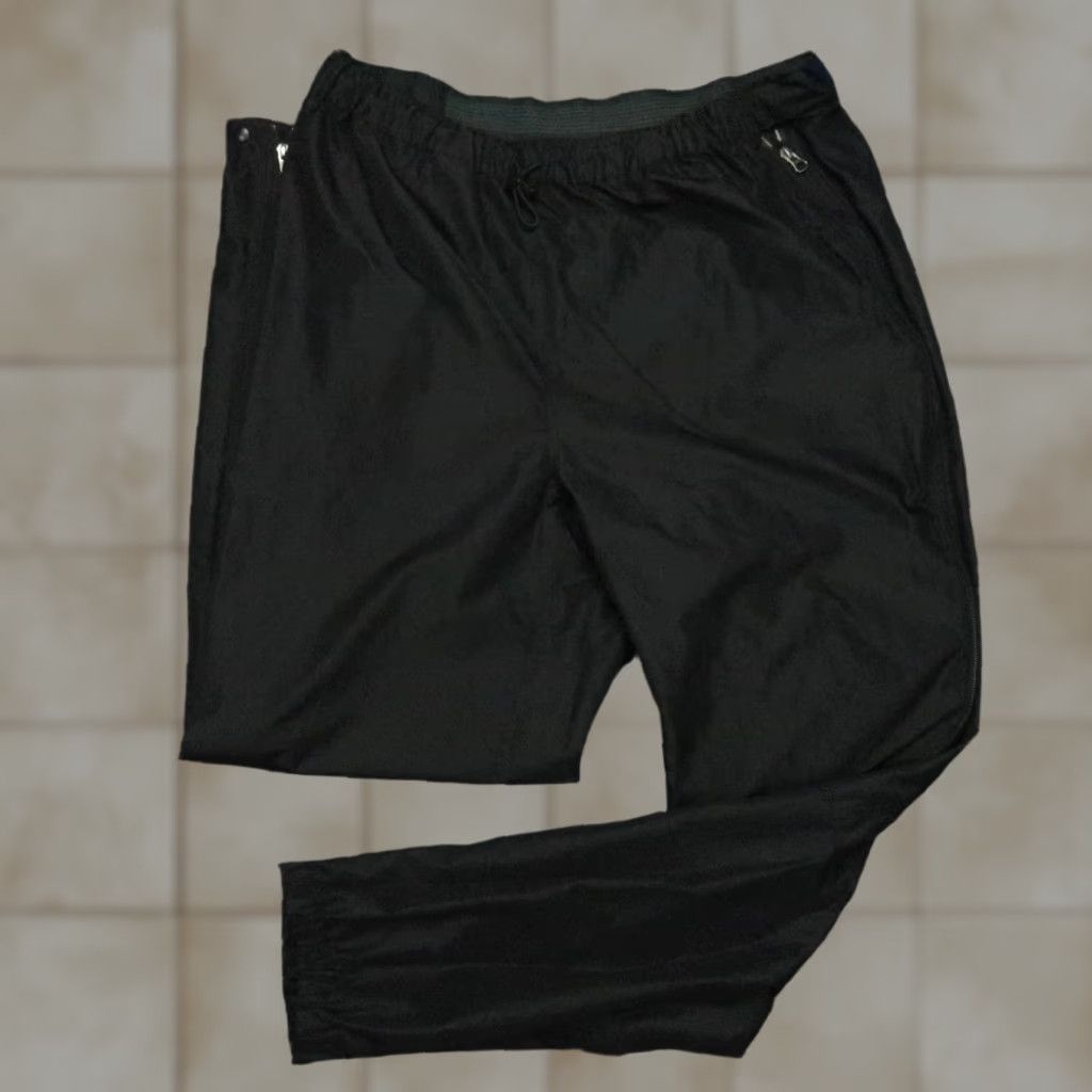 VINTAGE Patagonia Pants Mens Extra Large Black Hiking Outdoor Full Side Zip USA