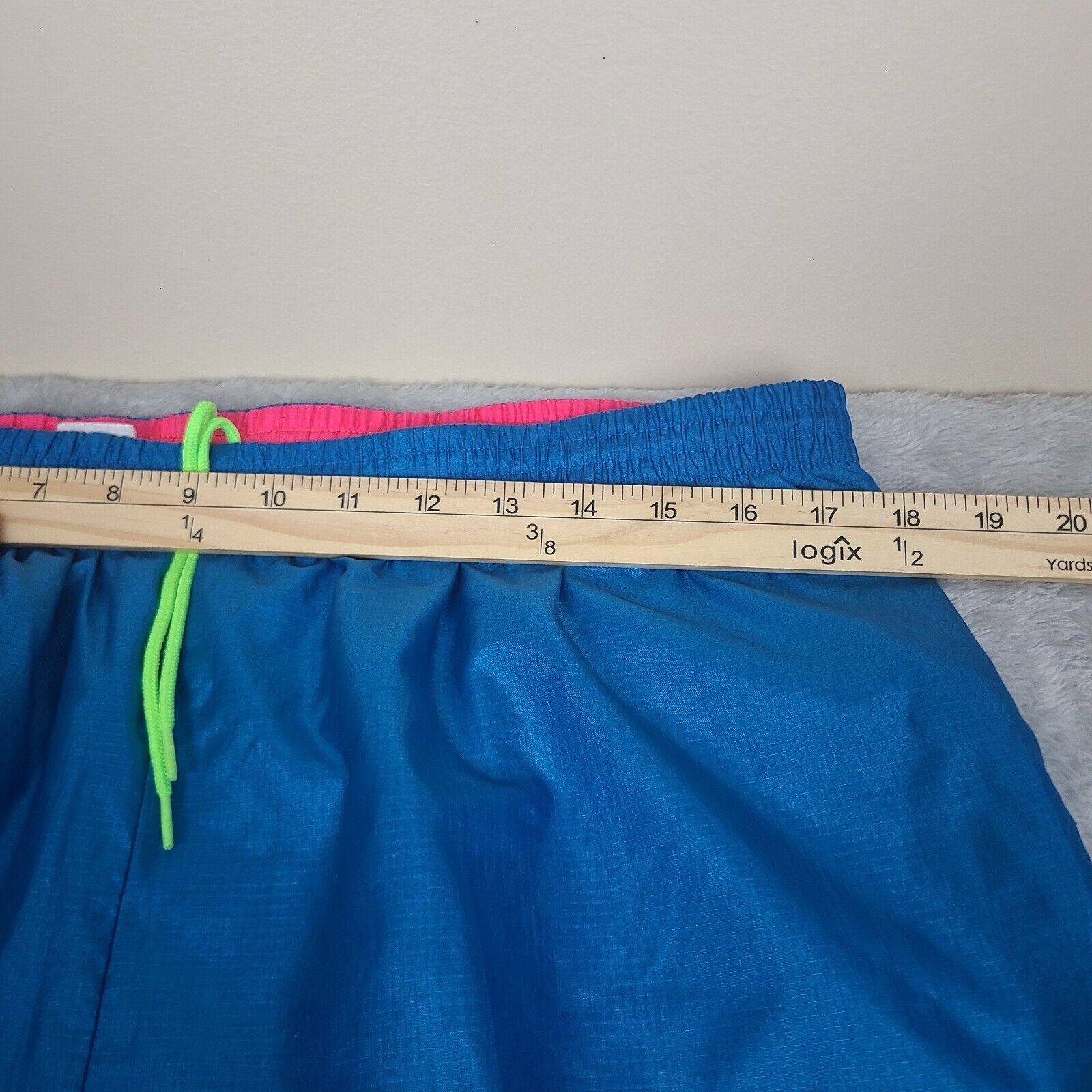 Columbia Vintage Men's Size XL Columbia Gorge Pants Neon Blue Green S Size US 37 - 3 Thumbnail