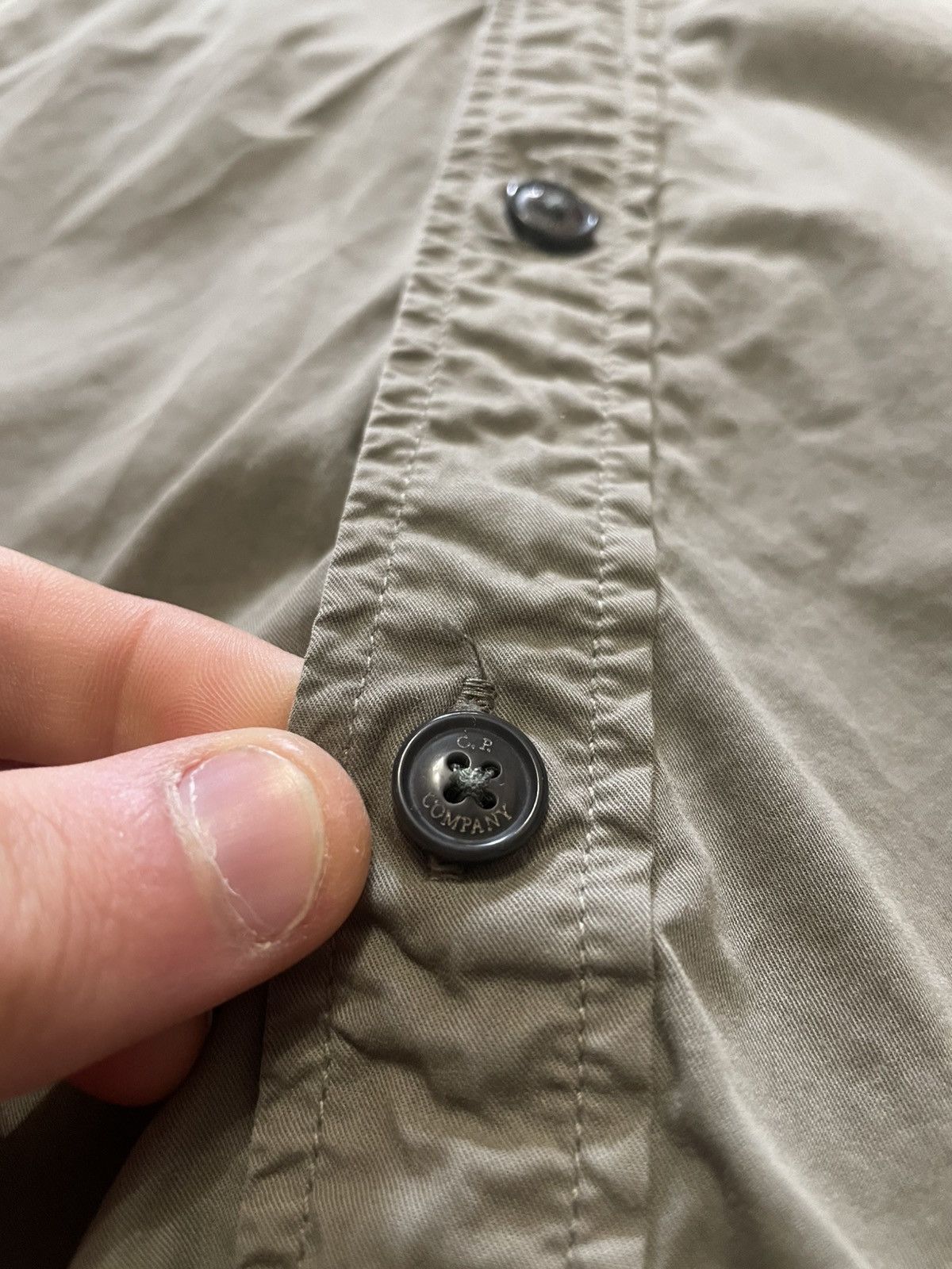 C.P. Company CP Company Khaki Owershirt Jacket Size US M / EU 48-50 / 2 - 7 Thumbnail