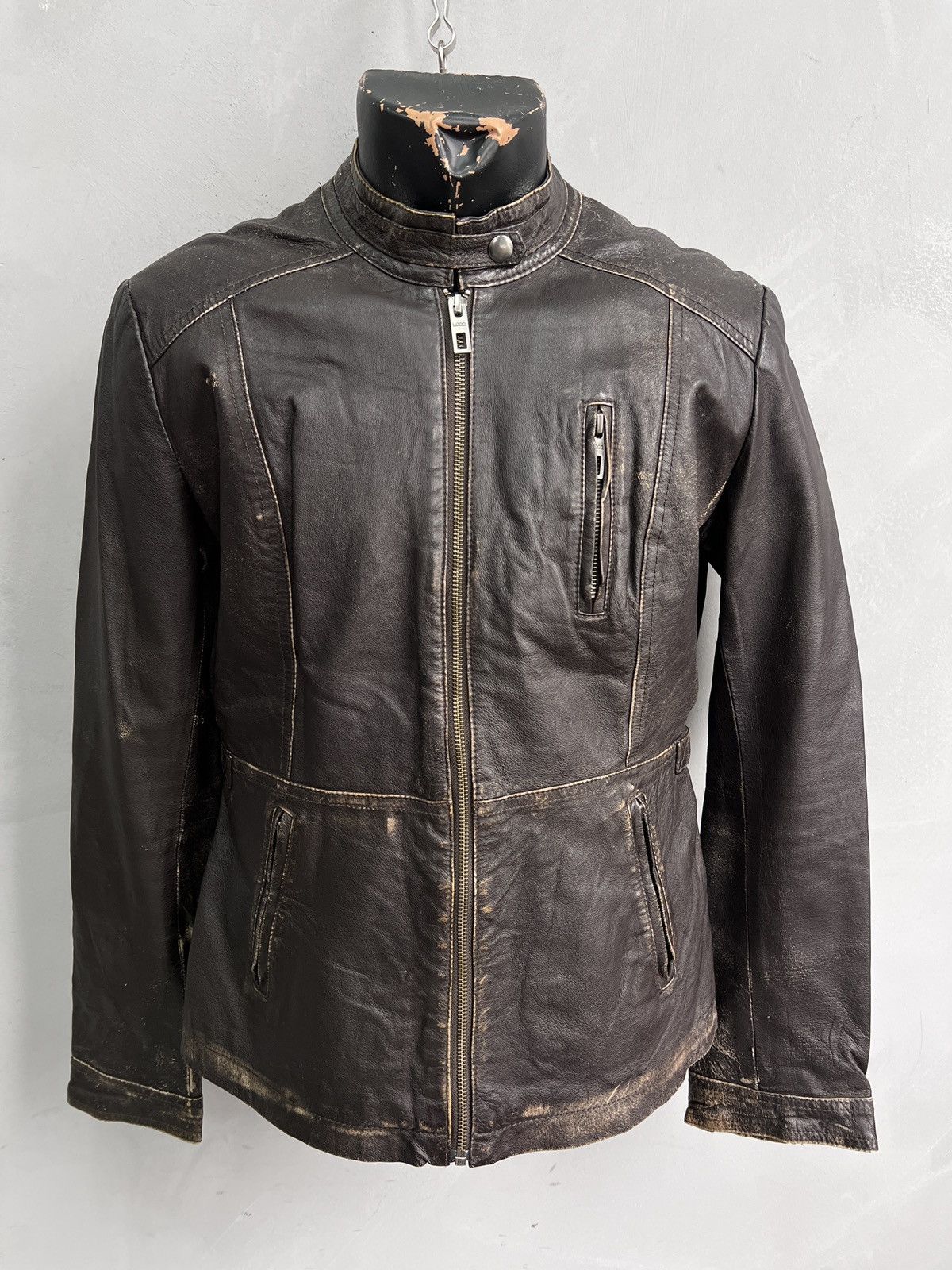 Hysteric Glamour Archive distressed racing moto jacket no faith studios style Size US S / EU 44-46 / 1 - 1 Thumbnail