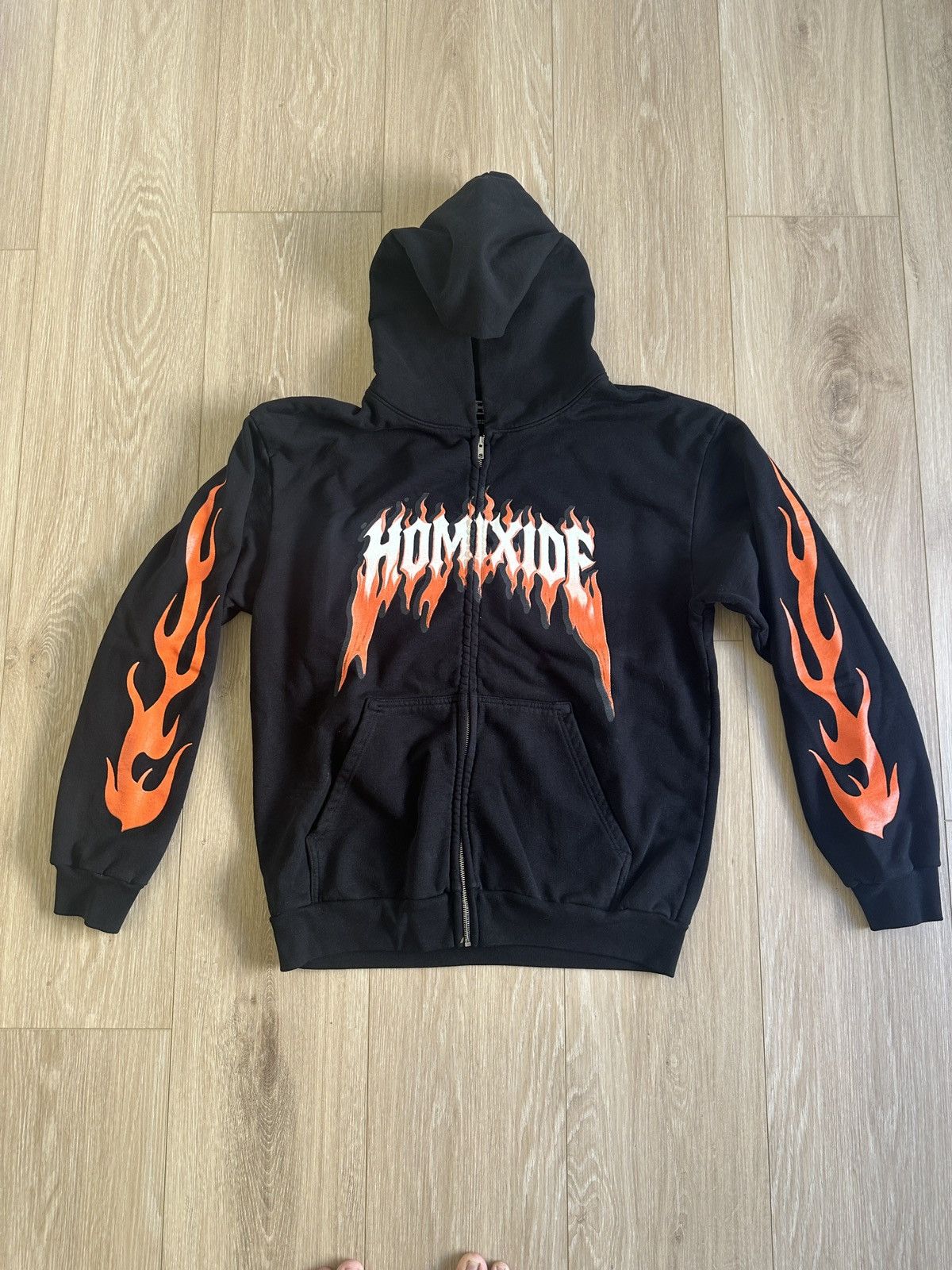 Homixide Gang x Ken Carson Flame Hoodie