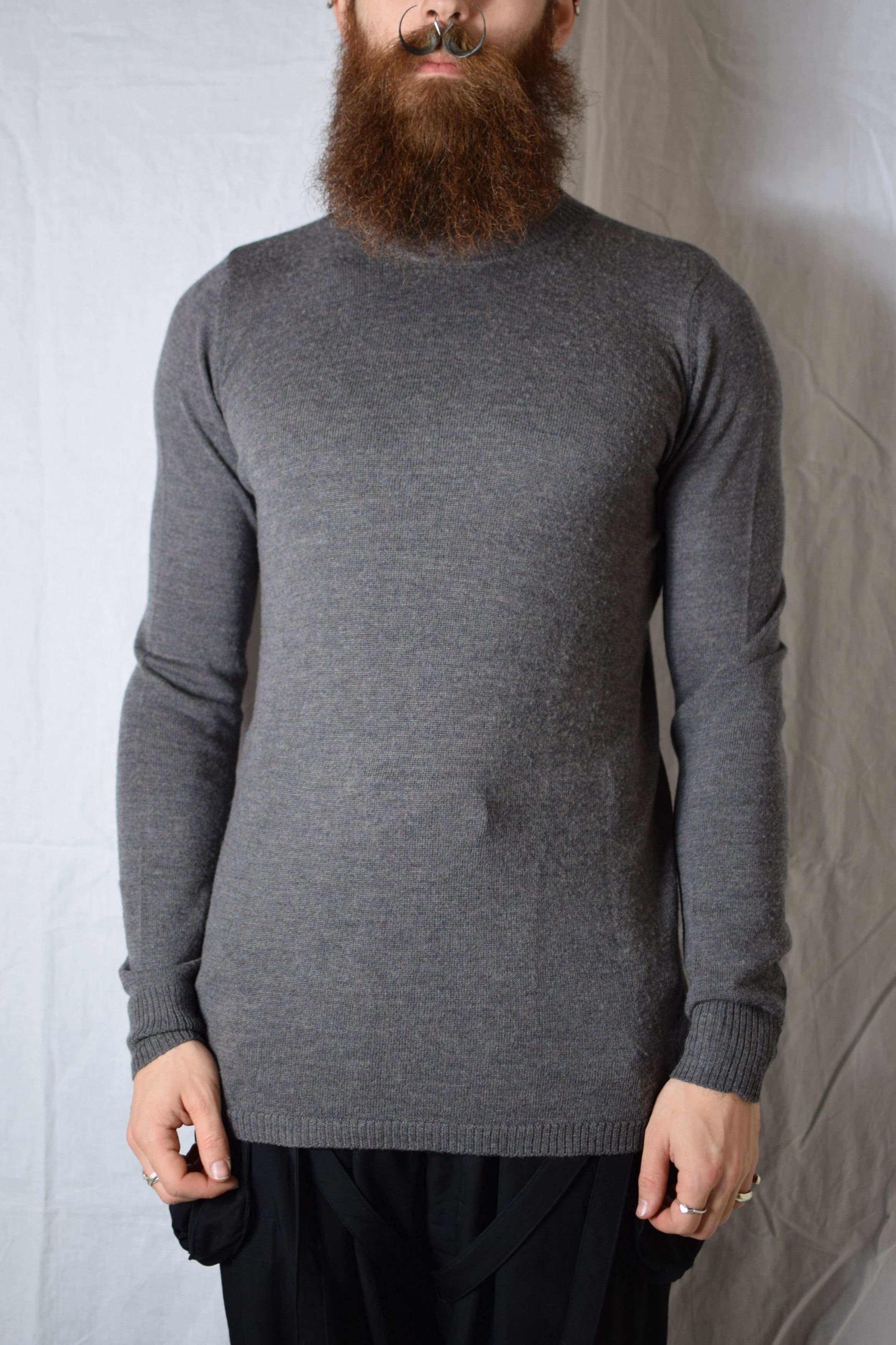 Rick Owens Rick Owens AW11 Limo Turtleneck - RU2655-MEL Size US M / EU 48-50 / 2 - 4 Thumbnail