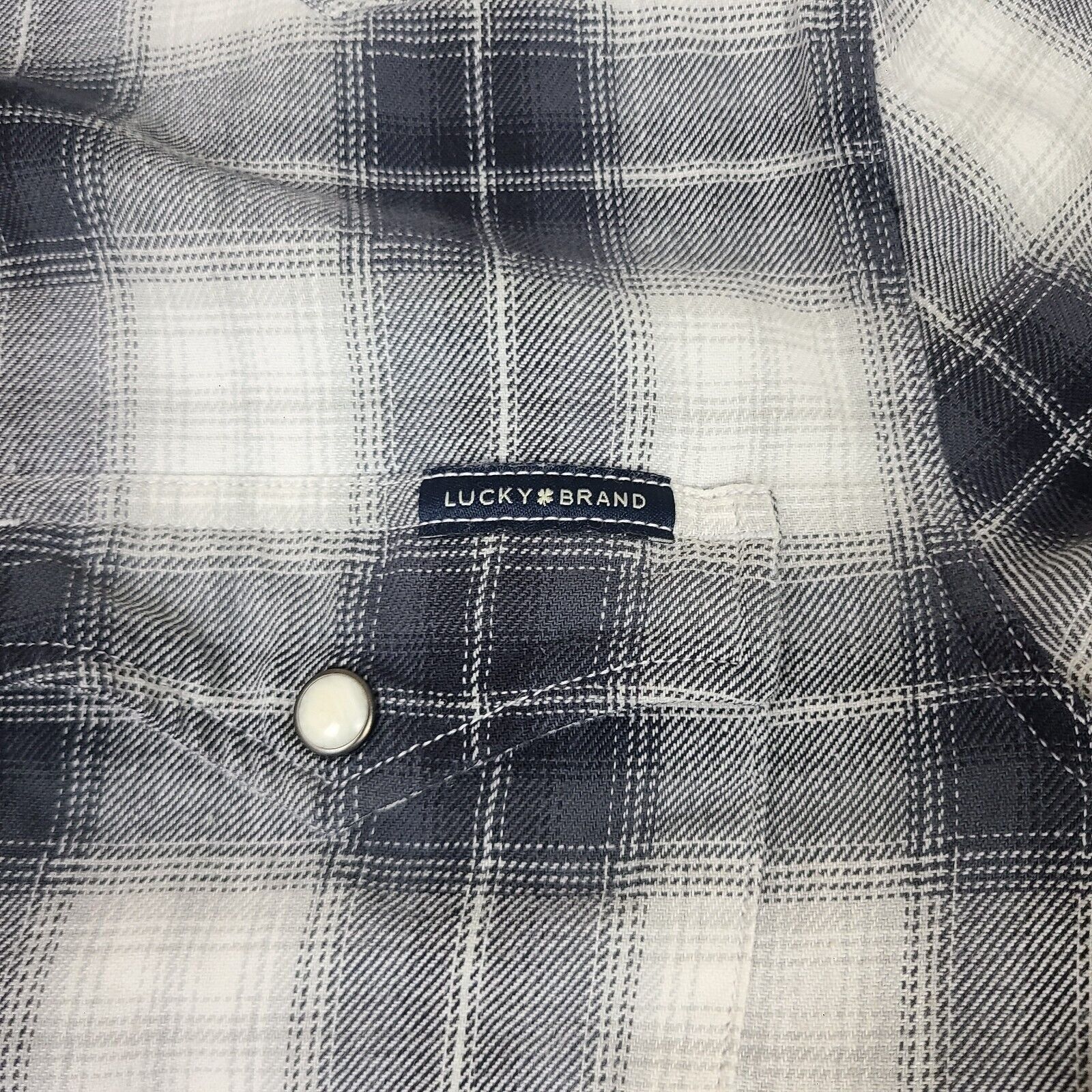 Lucky Brand Lucky Brand Men's Classic Fit Small Long Sleeve Red Check Pe Size US S / EU 44-46 / 1 - 2 Thumbnail