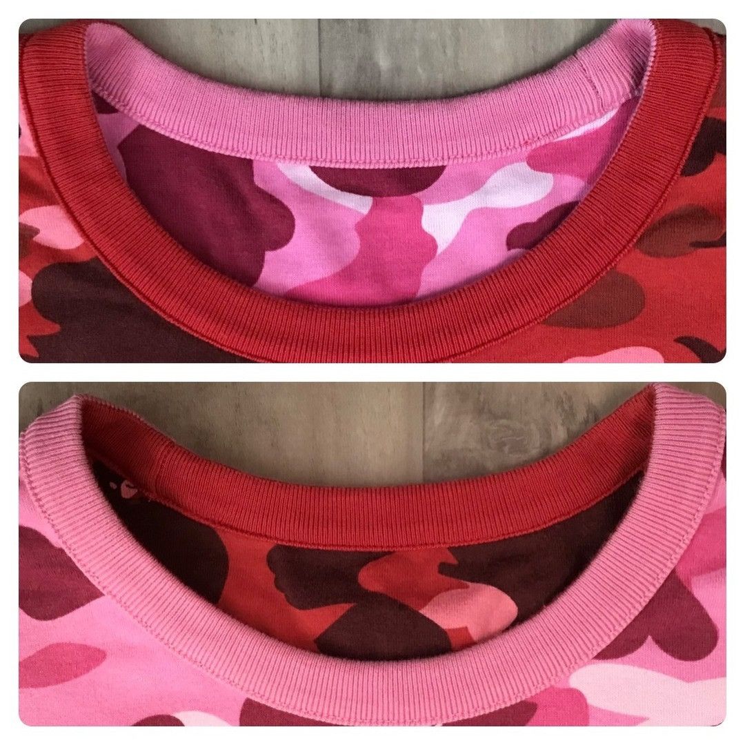 Bape 🔥Reversible🔥 BAPE Pink camo × pharrell camo T-shirt APE NIGO Size US L / EU 52-54 / 3 - 8 Thumbnail