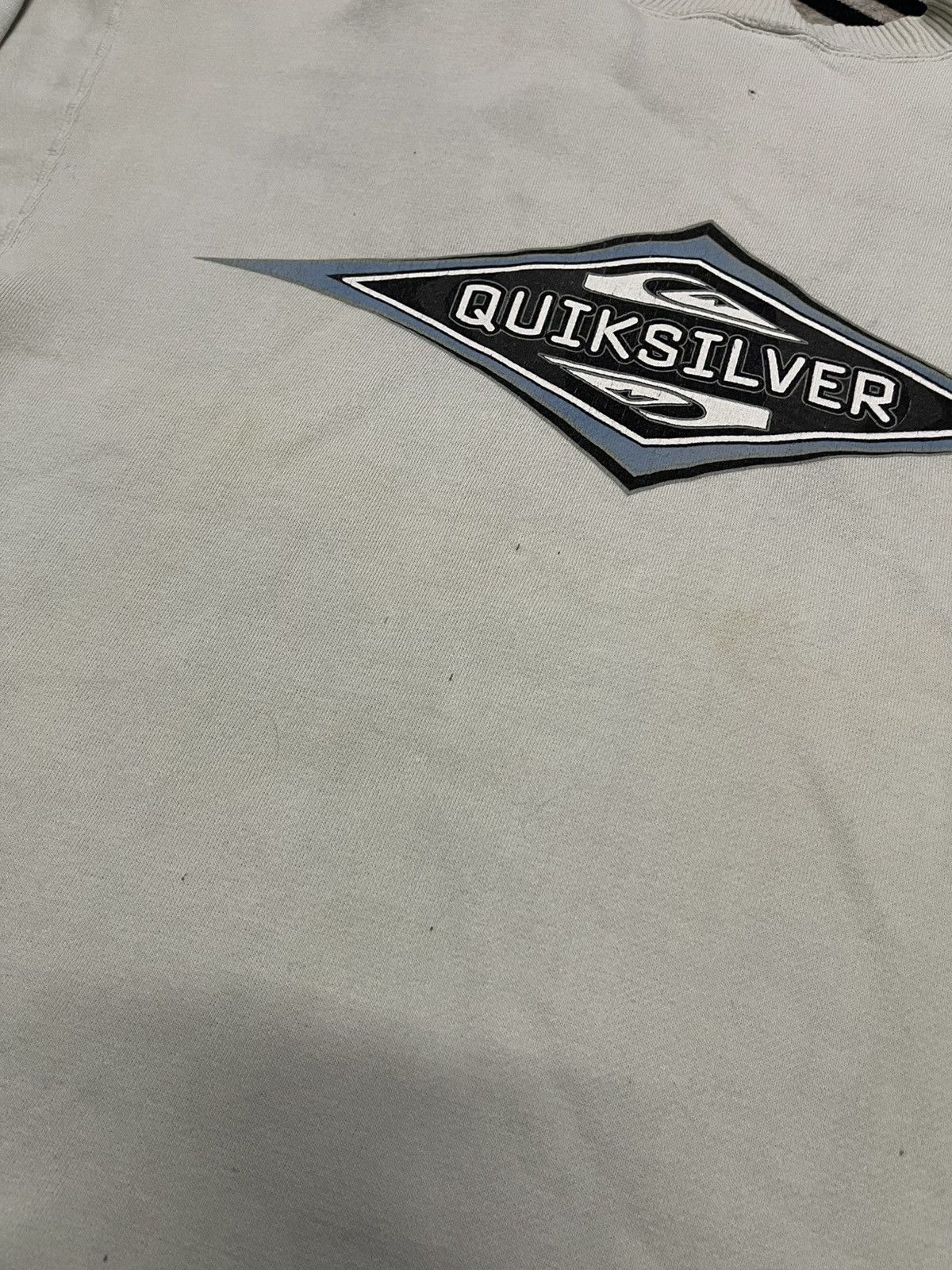 Quicksilver 90s QUIKSILVER DISTRESSED BIG LOGO HOODIE Size US M / EU 48-50 / 2 - 16 Thumbnail