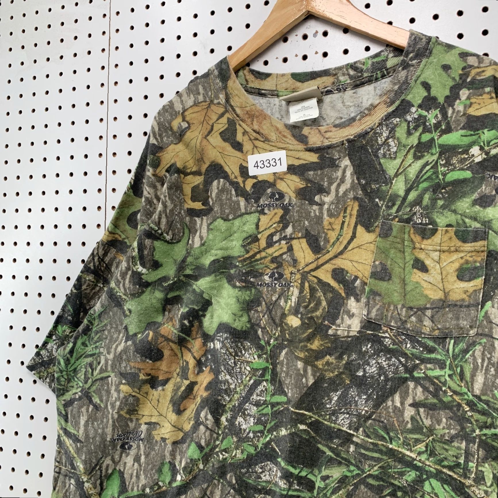 Vintage Mossy Oak Camouflage Shirt Mens 3XL Long Sleeve Green Camo Hunting Size US XXL / EU 58 / 5 - 7 Thumbnail