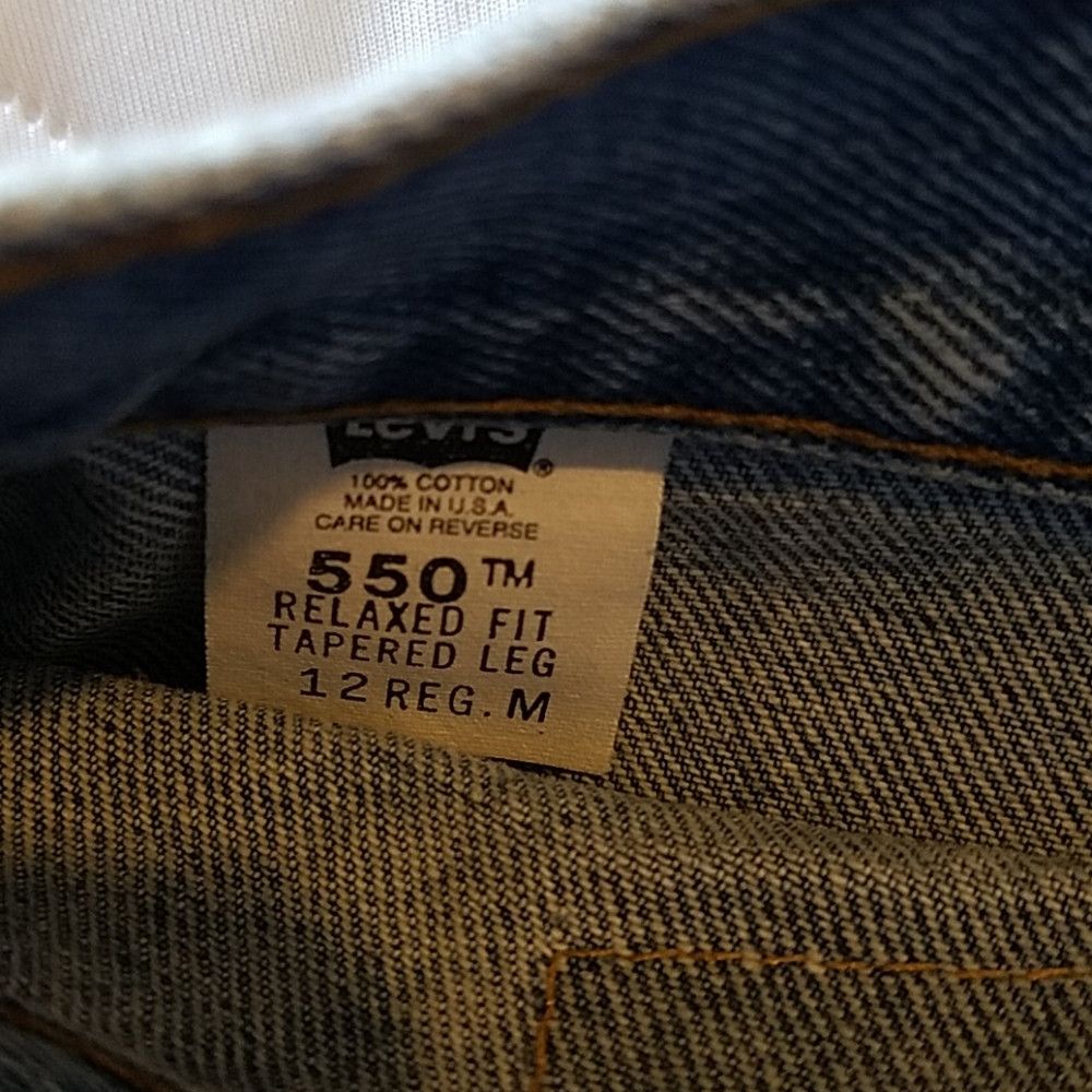 Levi's Vintage Levi's 550 12R Miss Med Relaxed Taper Leg Size 34" / US 12 / IT 48 - 2 Thumbnail