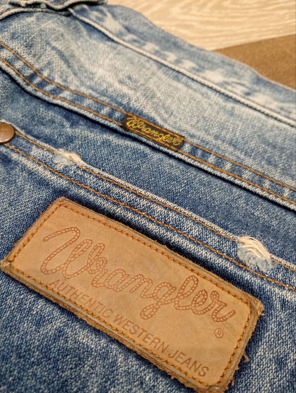 Wrangler WRANGLER BLUE WASHED DENIM PANTS Size US 33 - 12 Thumbnail