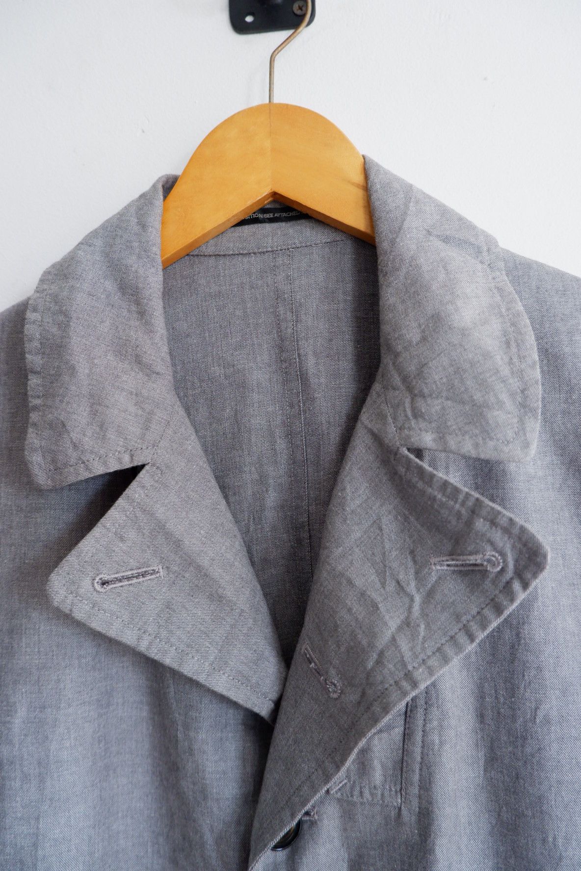 Yohji Yamamoto Vintage Y's Yohji Yamamoto Linen Coat Size US M / EU 48-50 / 2 - 3 Thumbnail
