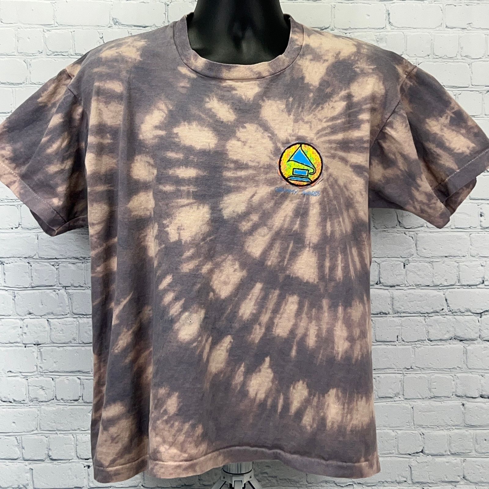 Fruit Of The Loom Vintage 90s Grammy Awards Logo T Shirt Music USA Gray XL Size US XL / EU 56 / 4 - 2 Thumbnail