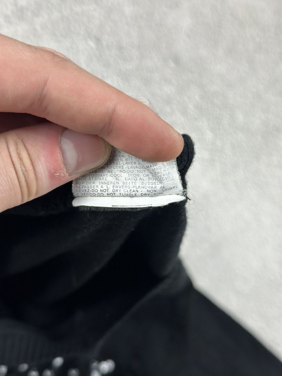 Dolce & Gabbana VTG Dolce Gabbana Cropped Sequin Embellished Black Cardigan Size M / US 6-8 / IT 42-44 - 10 Thumbnail
