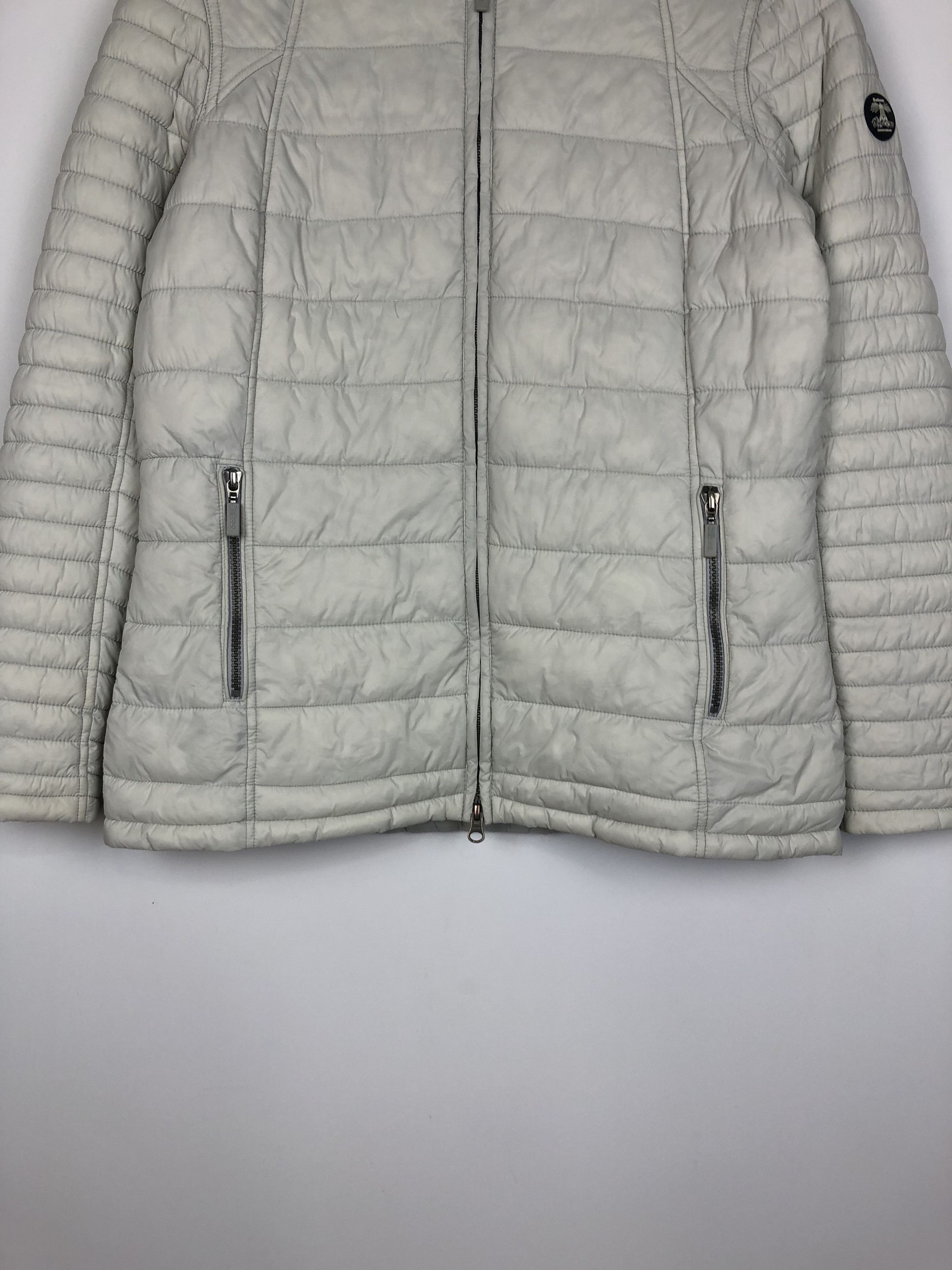 Barbour Barbour Fibre Down Puffer Jacket White size US12 EU42 Size XL / US 12-14 / IT 48-50 - 3 Thumbnail
