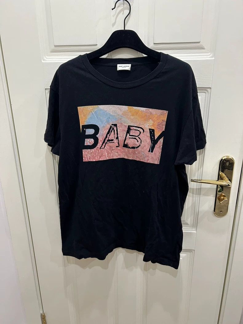 Saint Laurent Paris Saint laurent paris Baby printed short sleeves 2506-Nextarr Size US L / EU 52-54 / 3 - 1 Thumbnail