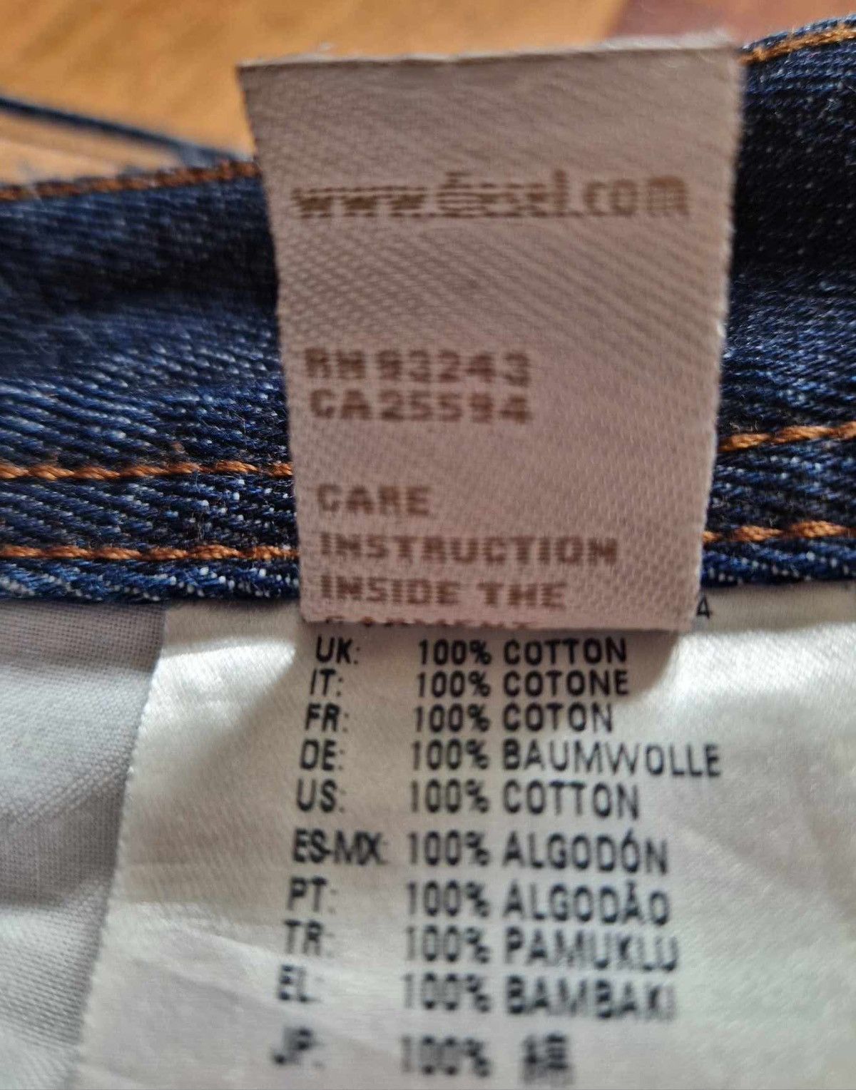 Diesel × Vintage Diesel regular-straight Jeans W34/L32 Size US 34 / EU 50 - 11 Thumbnail