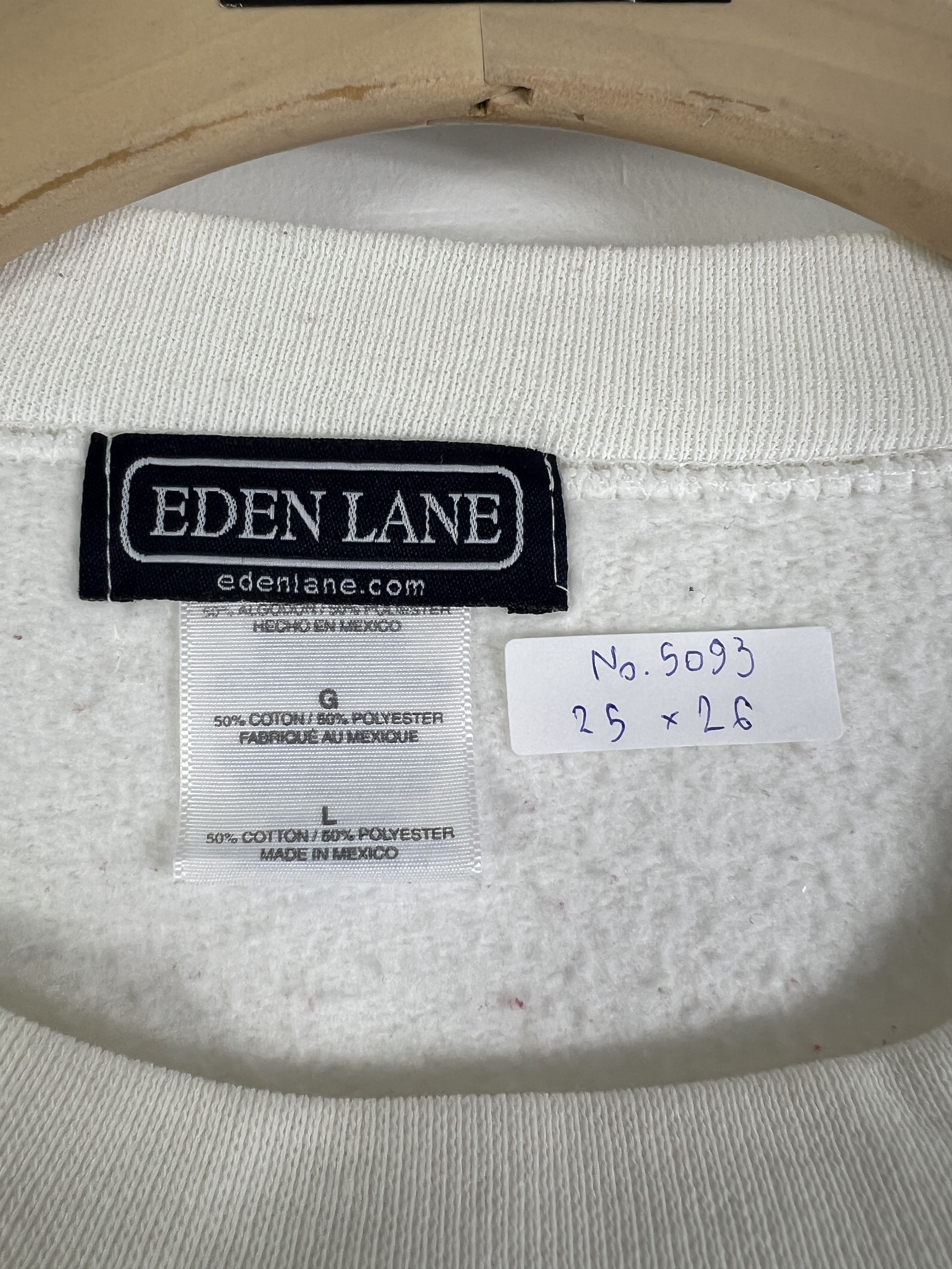 Vintage No.5093 Vintage Eden Lane Cat Graphic Sweatshirt (L) Size US L / EU 52-54 / 3 - 3 Thumbnail