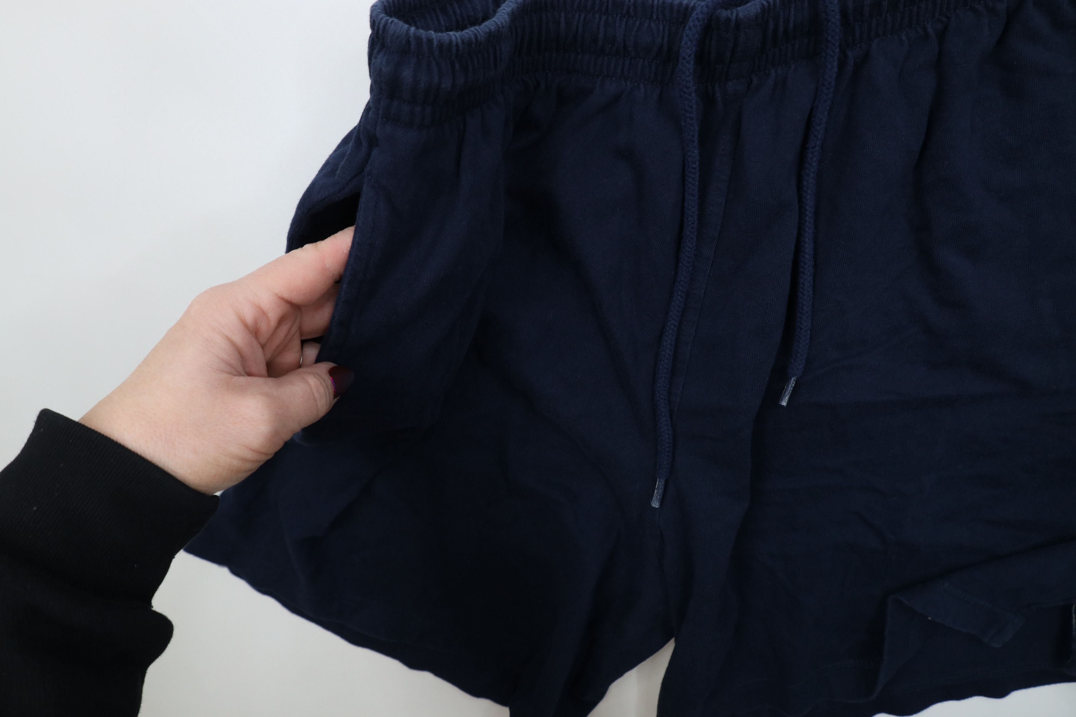 Vintage Vintage 90s Streetwear Heavy Cotton Above Knee Shorts Blue Size US 36 / EU 52 - 6 Thumbnail