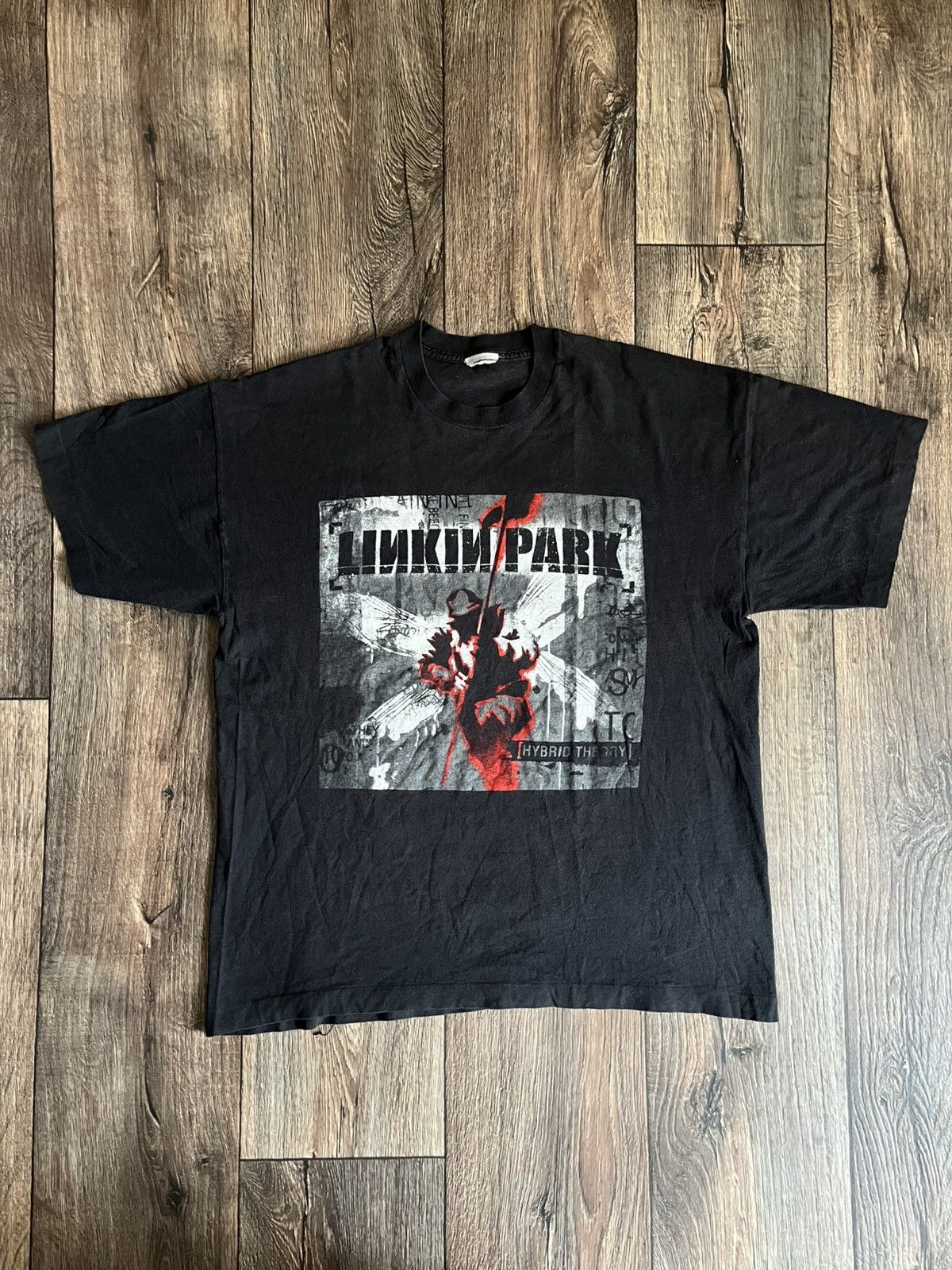 Band Tees Vintage Linkin Park 'Hybrid Theory' Rare Single Stitch Album Size US L / EU 52-54 / 3 - 1 Thumbnail