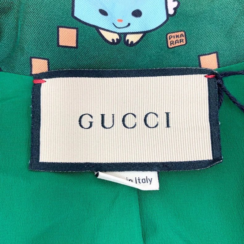 Gucci Gucci Green Cartoon Logo Zip Jacket-2506 Size S / US 4 / IT 40 - 5 Thumbnail