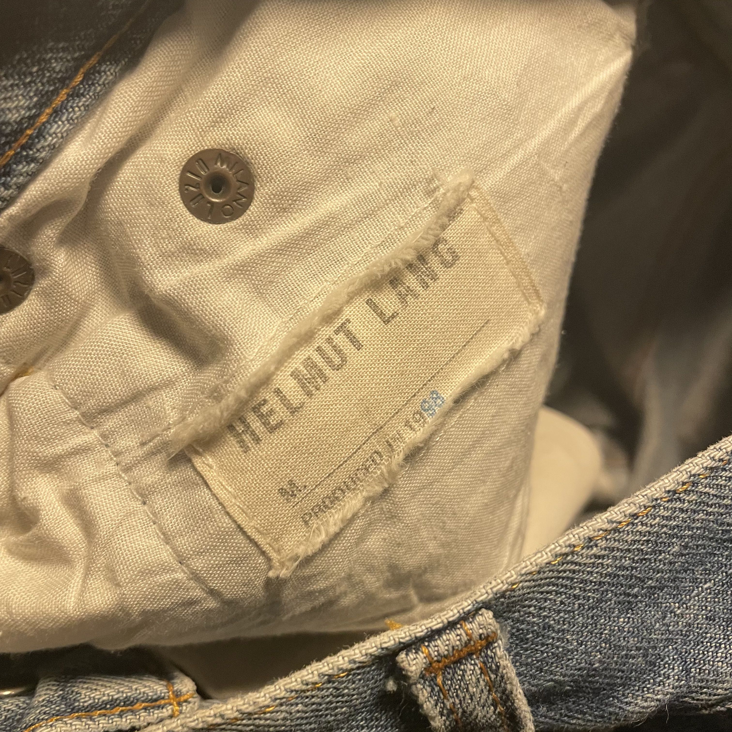 Helmut Lang Helmut Lang 1998 Classic Cut Denim Jeans Size US 31 - 2 Thumbnail