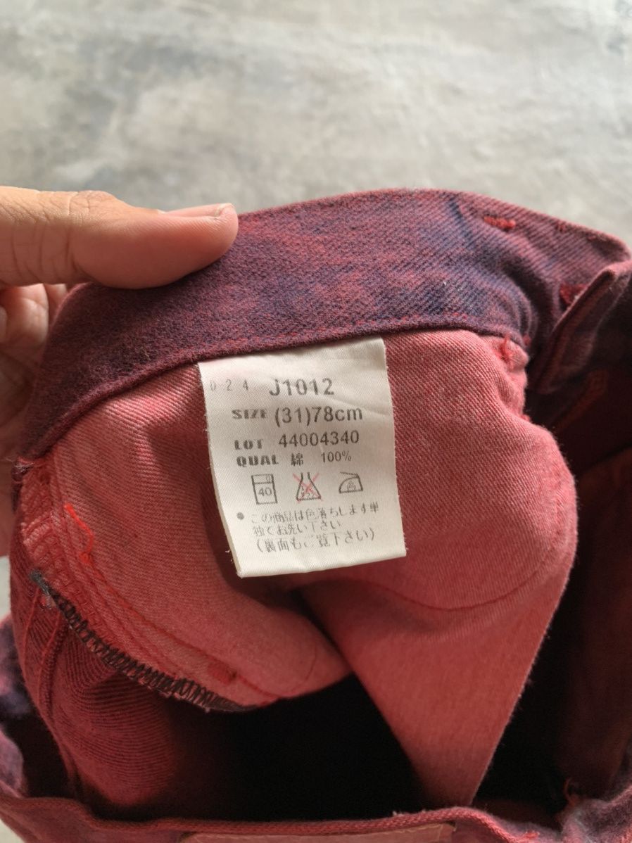 If Six Was Nine flare smoky red black bobson jeans japanese Size US 30 / EU 46 - 5 Thumbnail