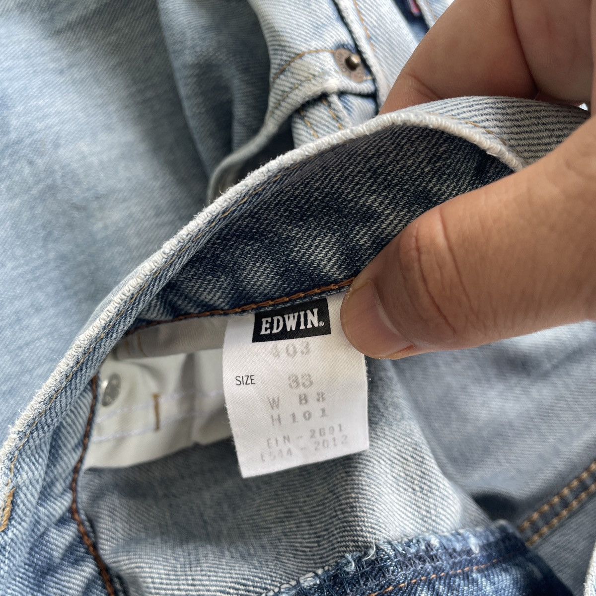Edwin W33💥 Vintage Edwin Faded Made In Japan Jeans Pants Denim Size US 33 - 8 Thumbnail