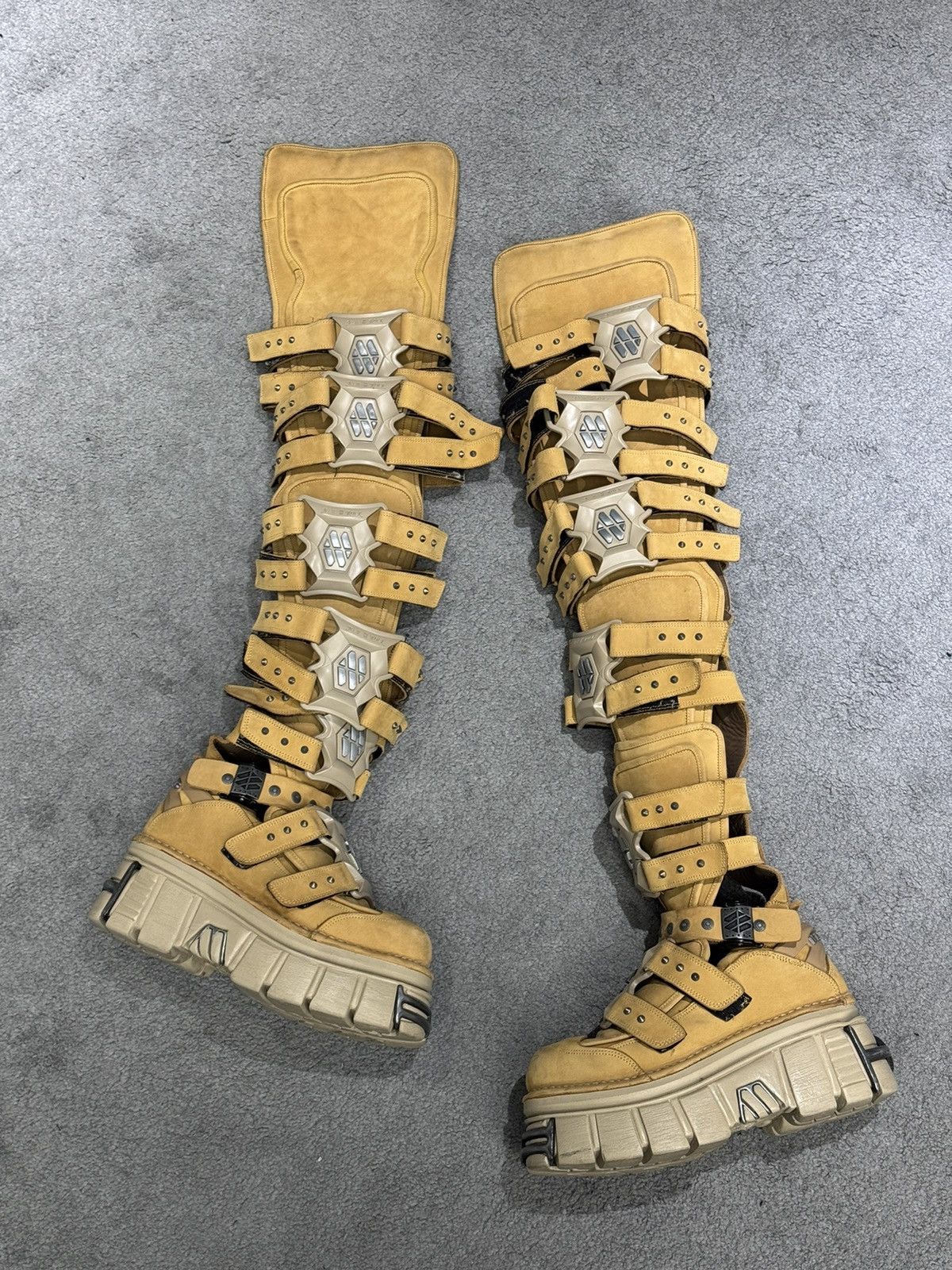 Vetements x newrock high boots