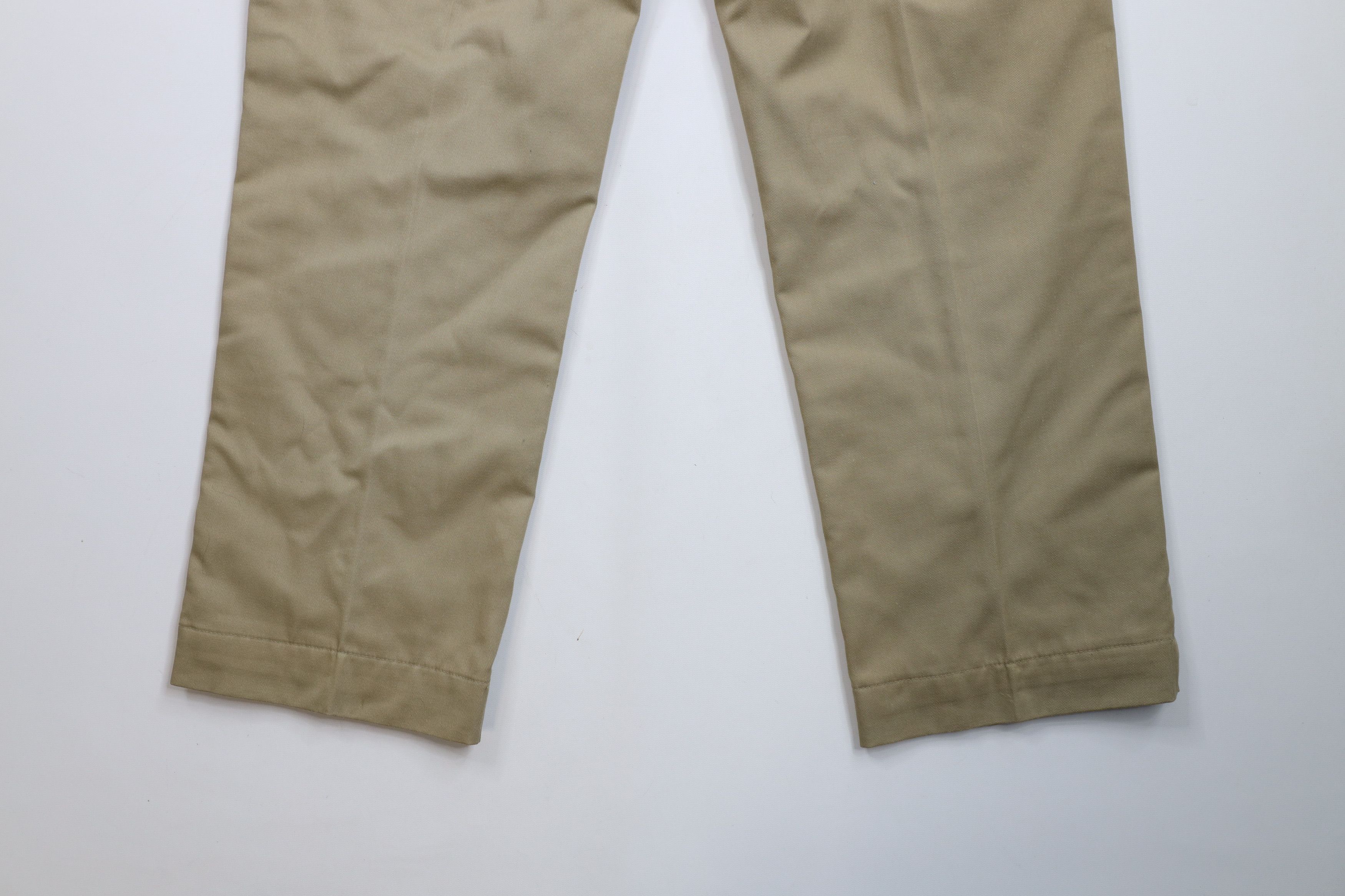 L.L. Bean × Vintage Vintage 70s LL Bean Lined Wide Leg Work Pants Beige USA Size US 36 / EU 52 - 14 Thumbnail