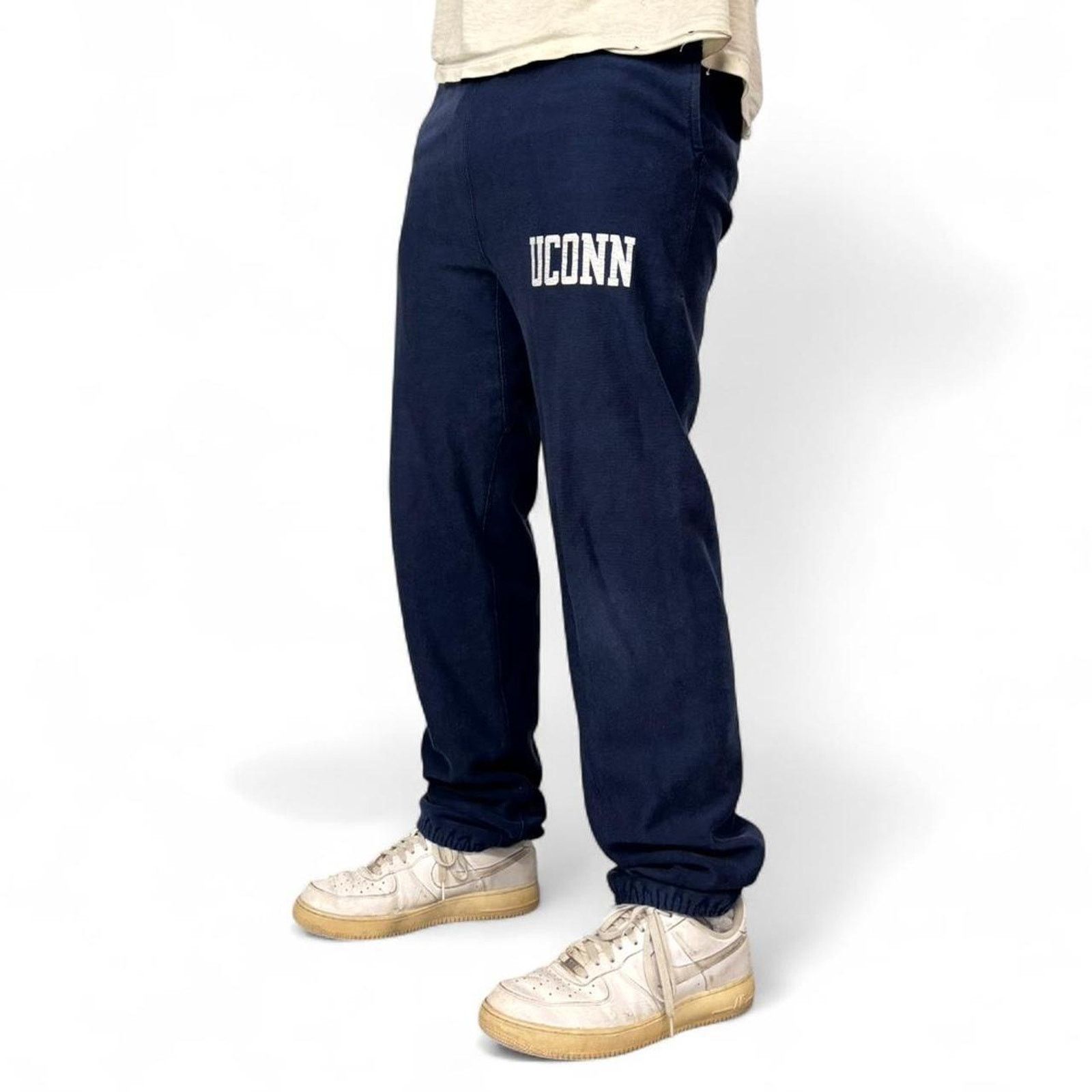Vintage 90s uconn sweatpants Size US 36 / EU 52 - 1 Thumbnail