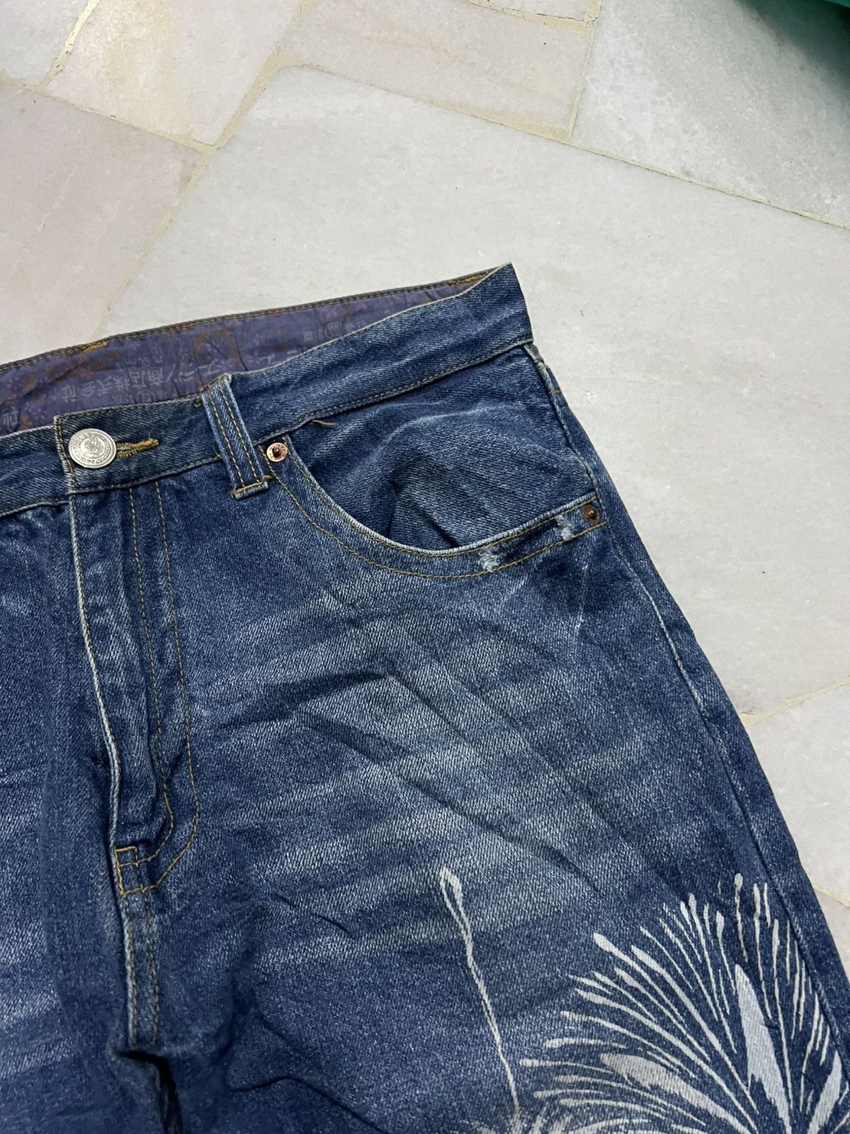 Japanese Brand 💥Rare Japanese Brand Sukajan Distress Jean Size US 33 - 8 Thumbnail