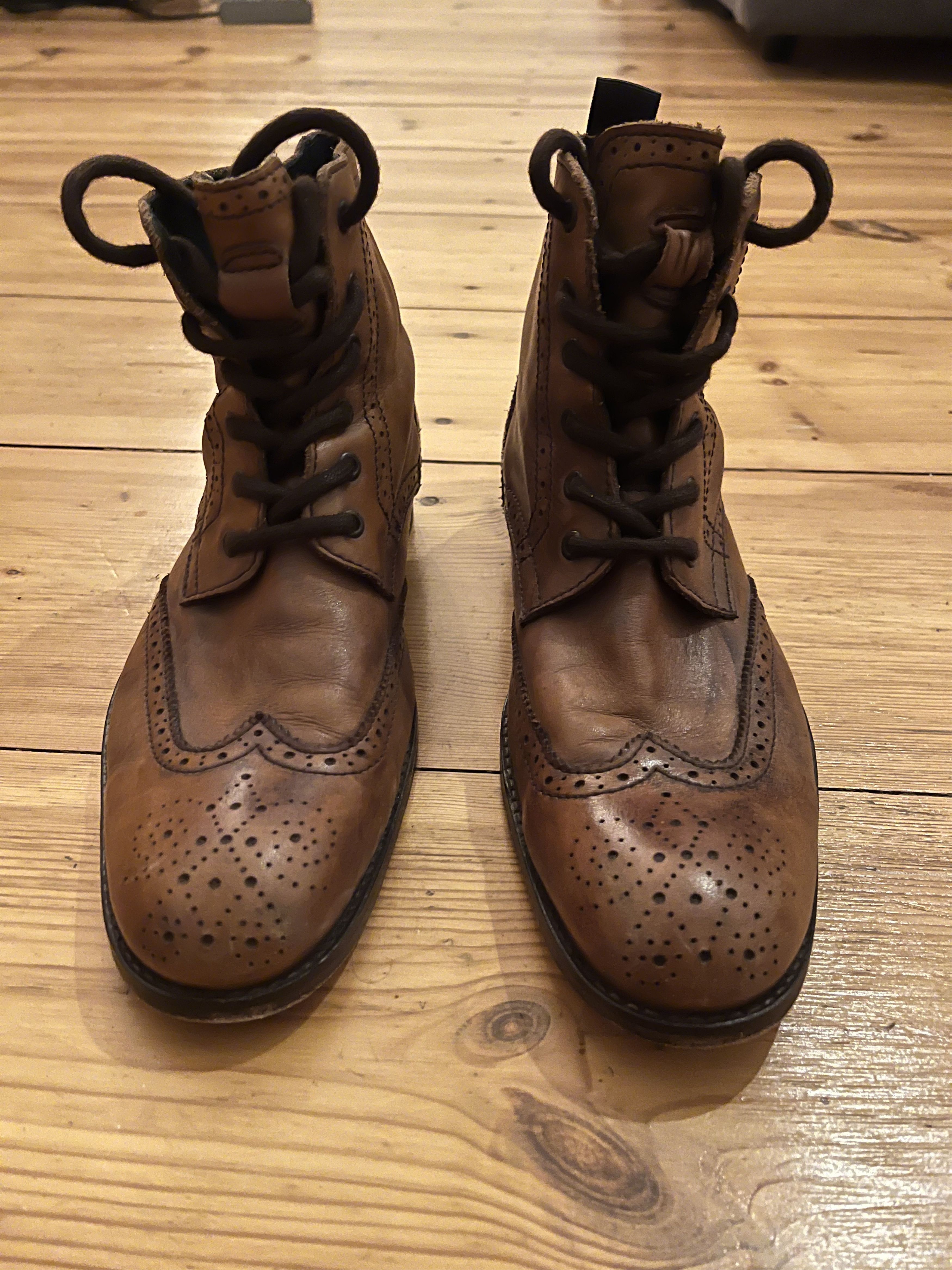 Hudson Hudson Lederstiefel, Stiefelette, Boots. Gr. 42 Size US 9 / EU 42 - 2 Thumbnail