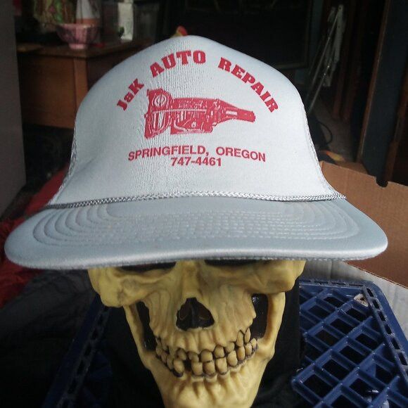 Other DS Vintage J&K Auto Repair Springfield Snap Trucker Hat Cap Size ONE SIZE - 1 Thumbnail