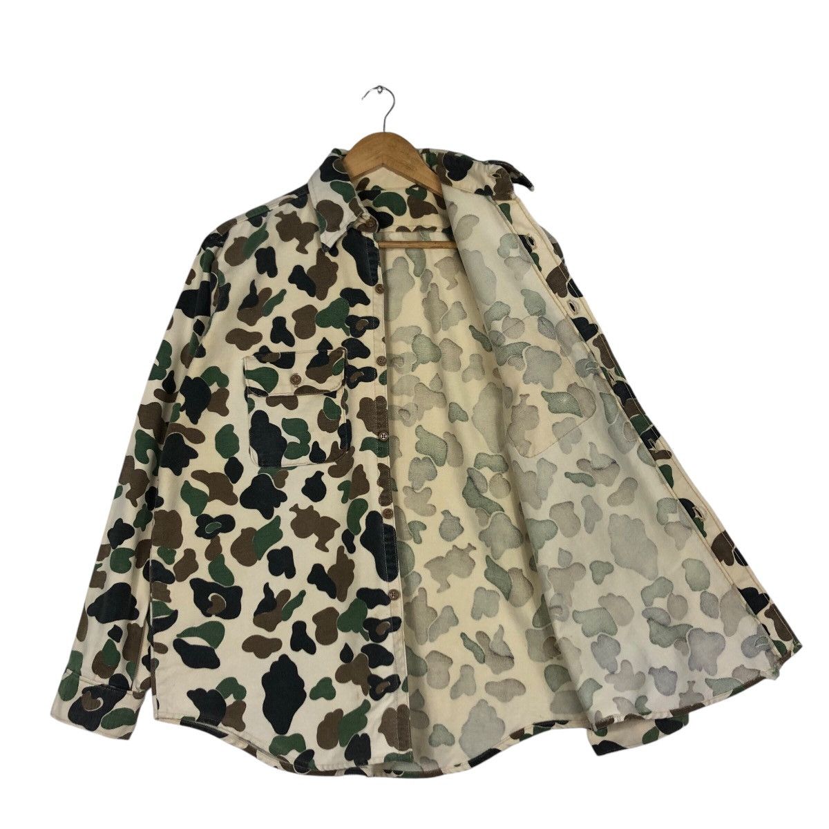 Japanese Brand Bape Style Button Up Oxford Shirt Medium Size US M / EU 48-50 / 2 - 9 Thumbnail