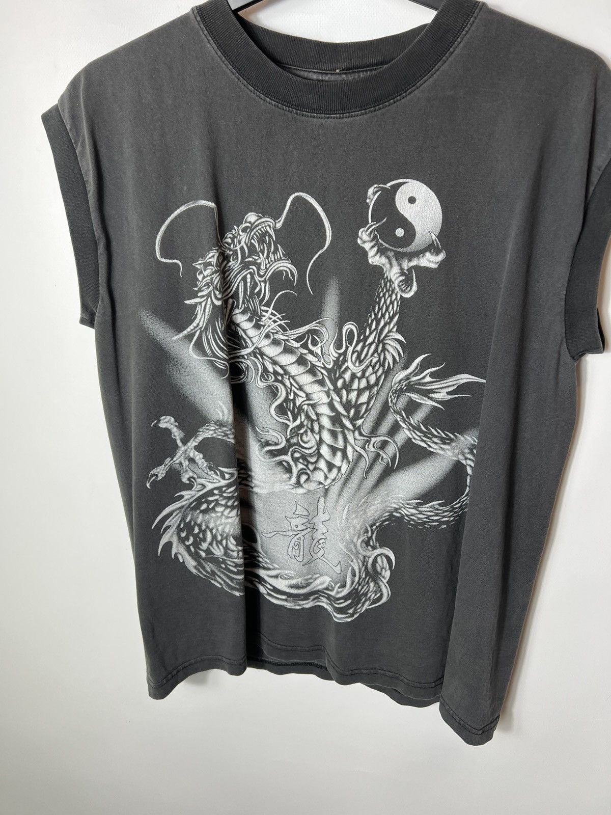 Japanese Brand Vintage streetwear y2k Japanese Style Dragon Overprint tee Size US M / EU 48-50 / 2 - 3 Thumbnail