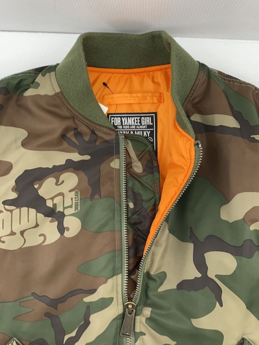 Hysteric Glamour Camo Logo MA-1 Bomber Jacket - Hysteric Size US L / EU 52-54 / 3 - 3 Thumbnail