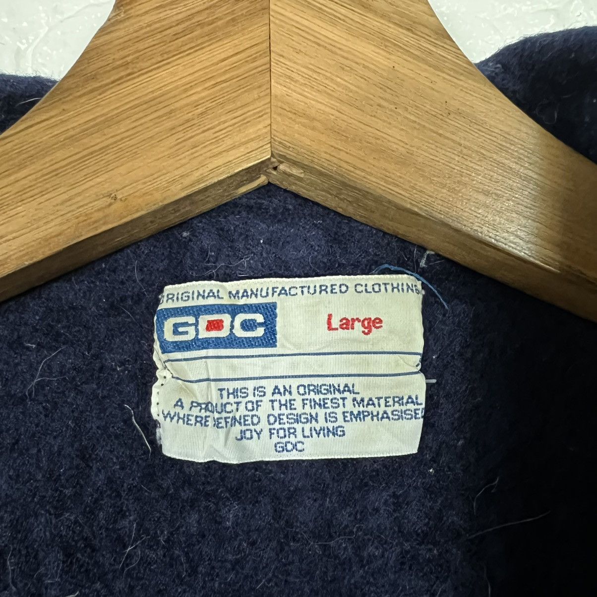 Vintage Vintage 90's GDC Wool Flannel Work Shirt Jacket #4159-C190 Size US L / EU 52-54 / 3 - 13 Thumbnail