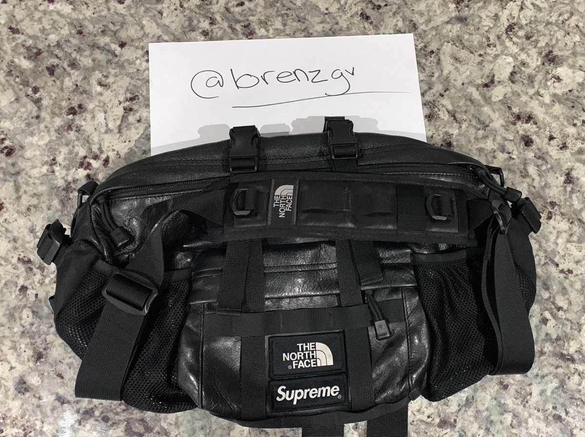 Supreme leather hotsell mountain waist bag