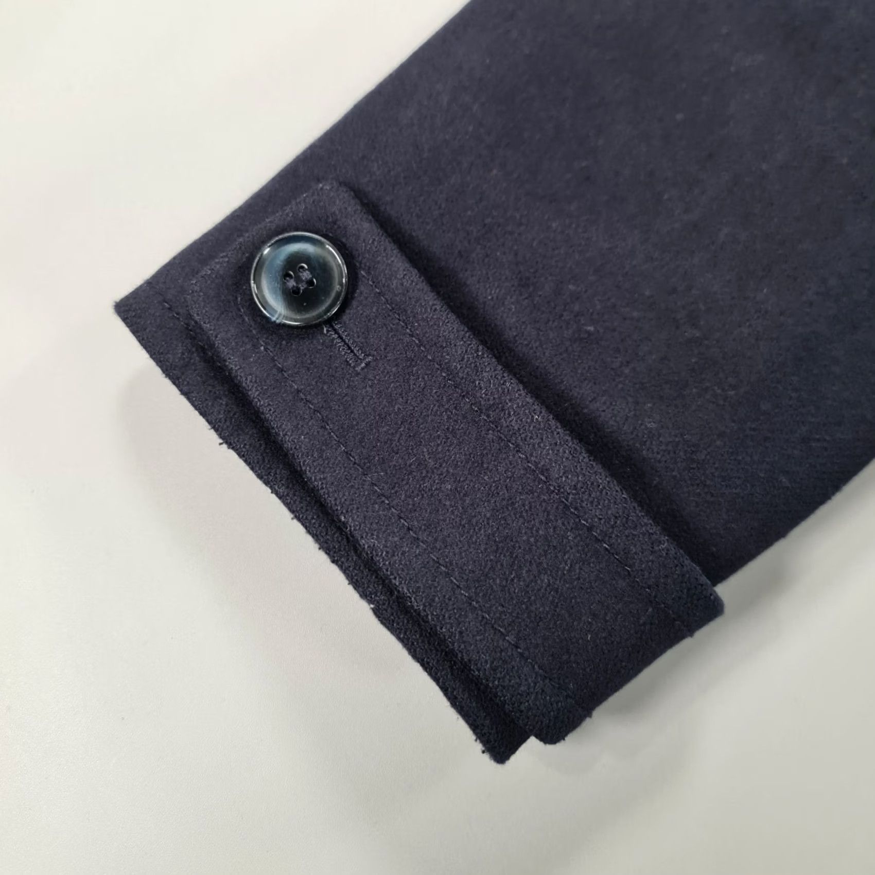 YMC YMC You Must Create Womens Coat Navy Blue 10 UK Double Breasted Wool Peacoat Jacket Size L / US 10 / IT 46 - 5 Thumbnail