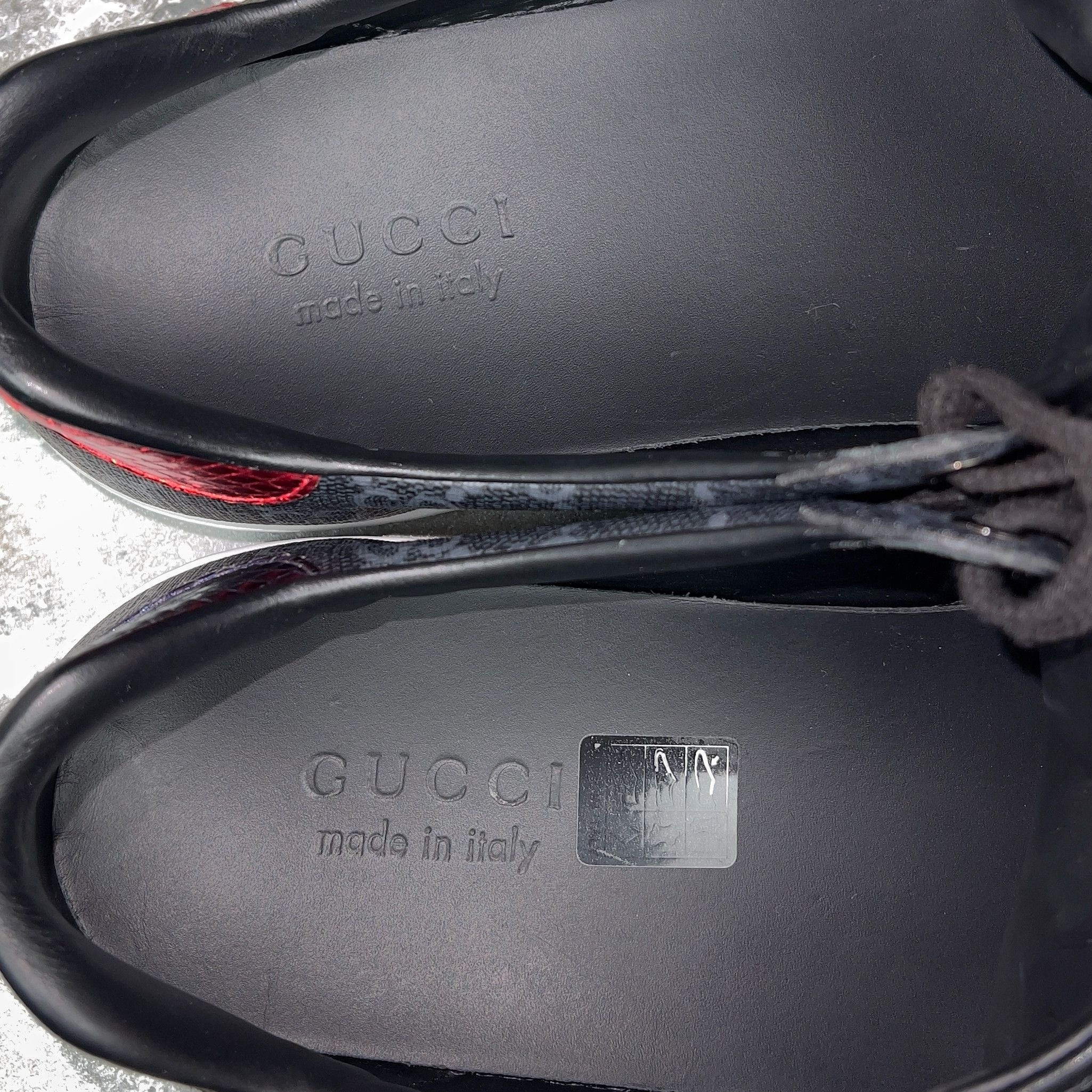 Gucci Gucci Ace Web GG Monogram Supreme Sneakers Leather Size US 7.5 / EU 40-41 - 8 Thumbnail