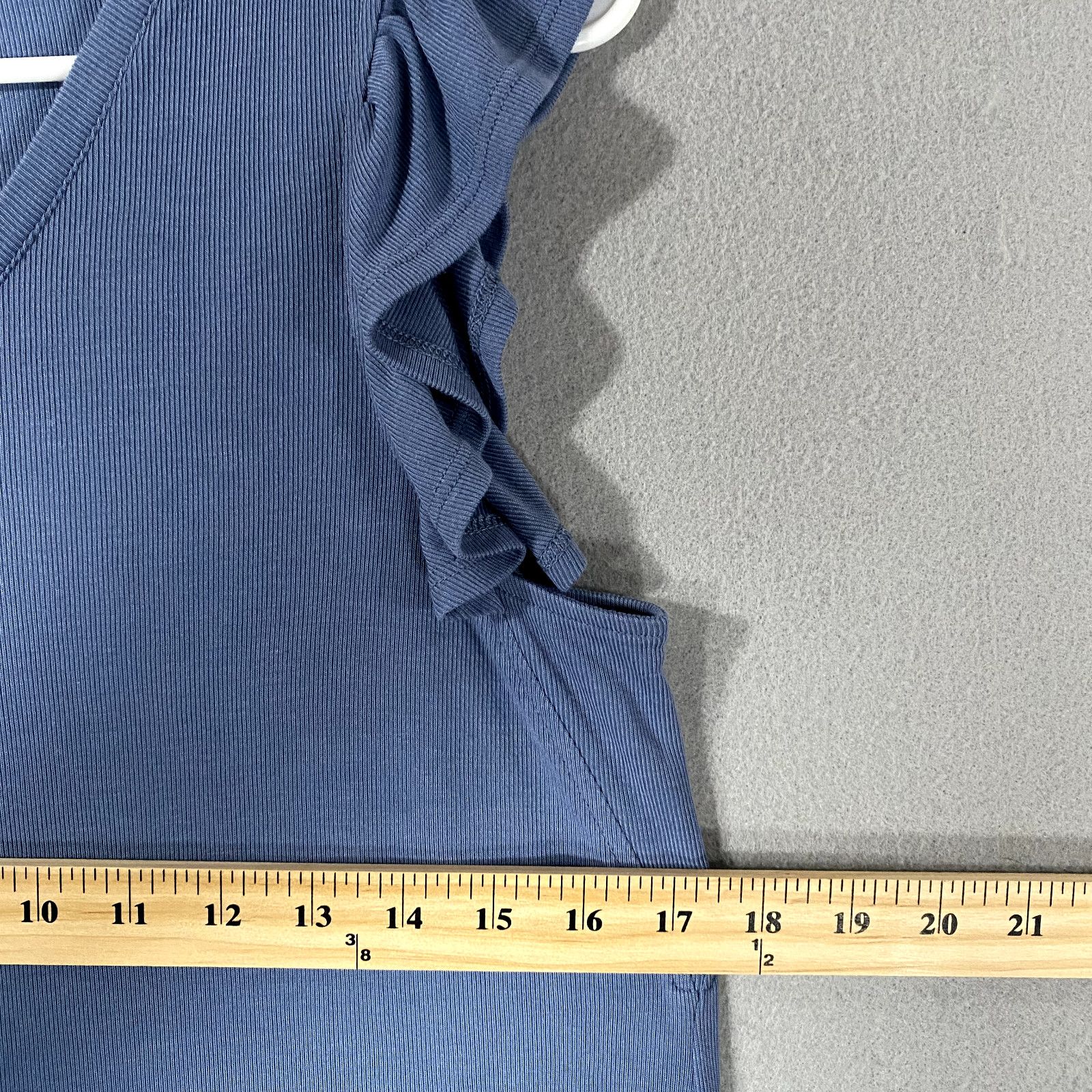 Other Matilda Jane V Neck Long Ruffle Shoulder Blue Dress Womans M Size M / US 6-8 / IT 42-44 - 8 Thumbnail