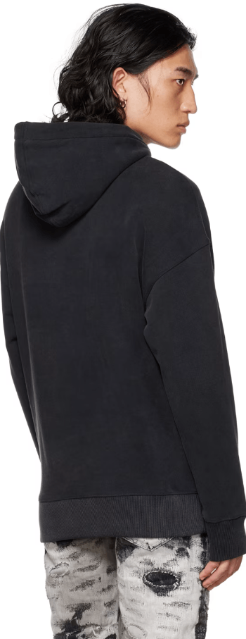 Givenchy Washed Black Embroidered College Logo Hoodie Size US XL / EU 56 / 4 - 5 Thumbnail