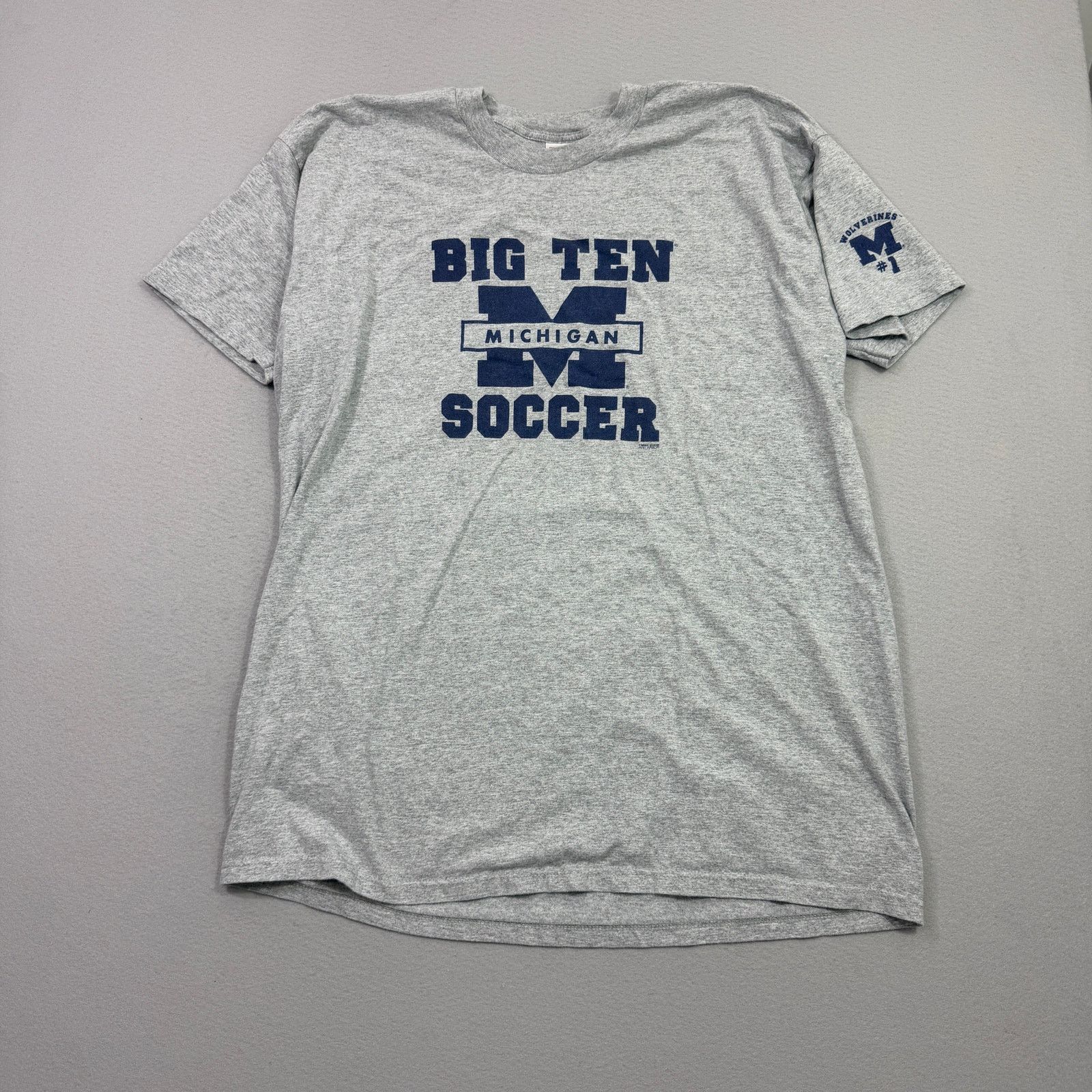 Vintage Vintage Michigan Wolverines Big Ten Soccer Shirt Men's 3XL Size US XXL / EU 58 / 5 - 1 Thumbnail