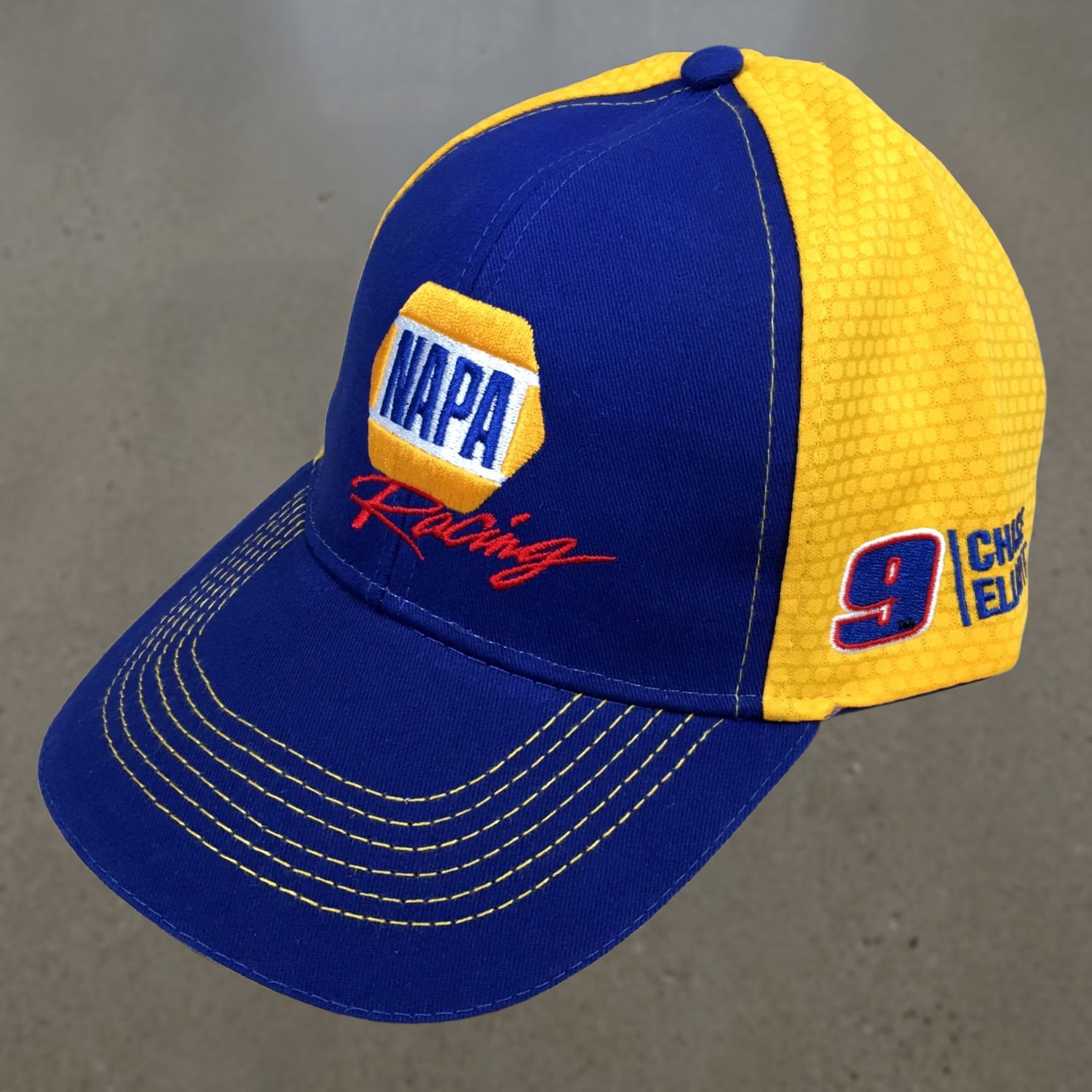 Vintage NAPA Racing Chase Elliot 9 Baseball Cap Blue Yellow One Size Unisex Size ONE SIZE - 1 Thumbnail