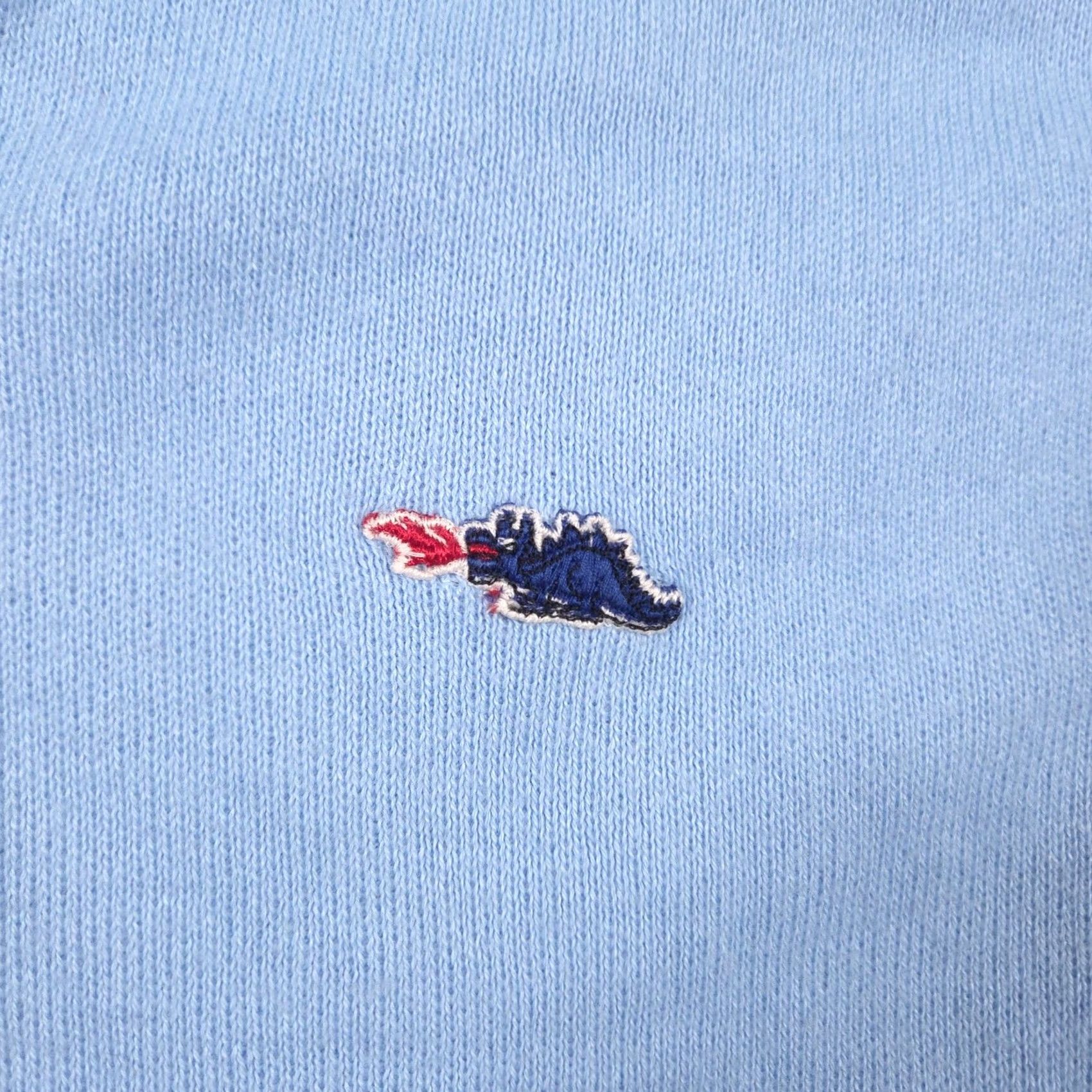 Sears VINTAGE Sears Sweater Mens Large Blue Knit V-Neck Orlon Acrylic Pullover 70s Size US L / EU 52-54 / 3 - 4 Thumbnail