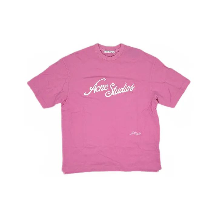 Acne Studios Acne Studios Pink Logo Short Sleeve T-shirt Size US S / EU 44-46 / 1 - 1 Thumbnail